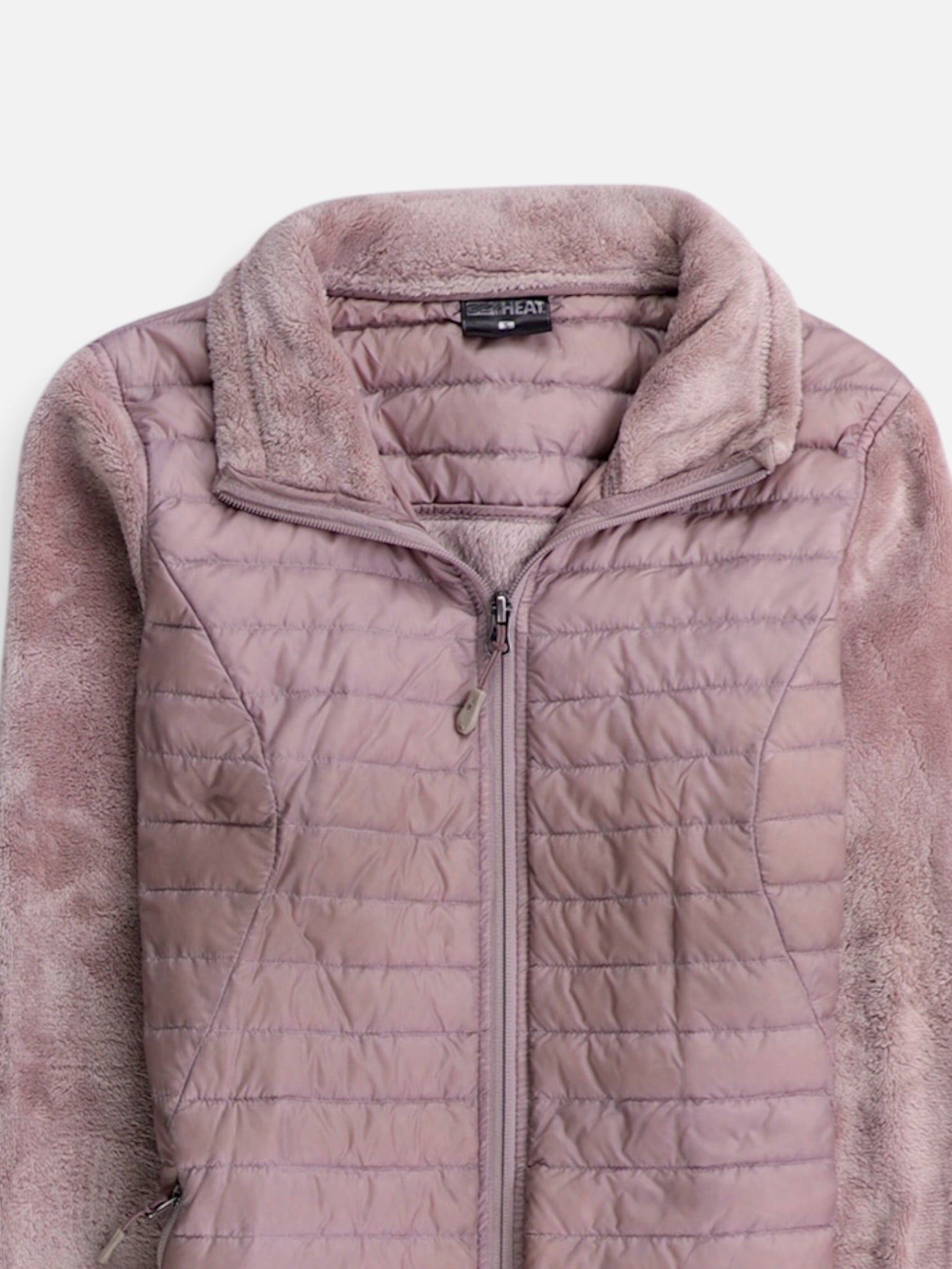 32 HEAT COOL Sueter Fleece Casual - Mujer - Small