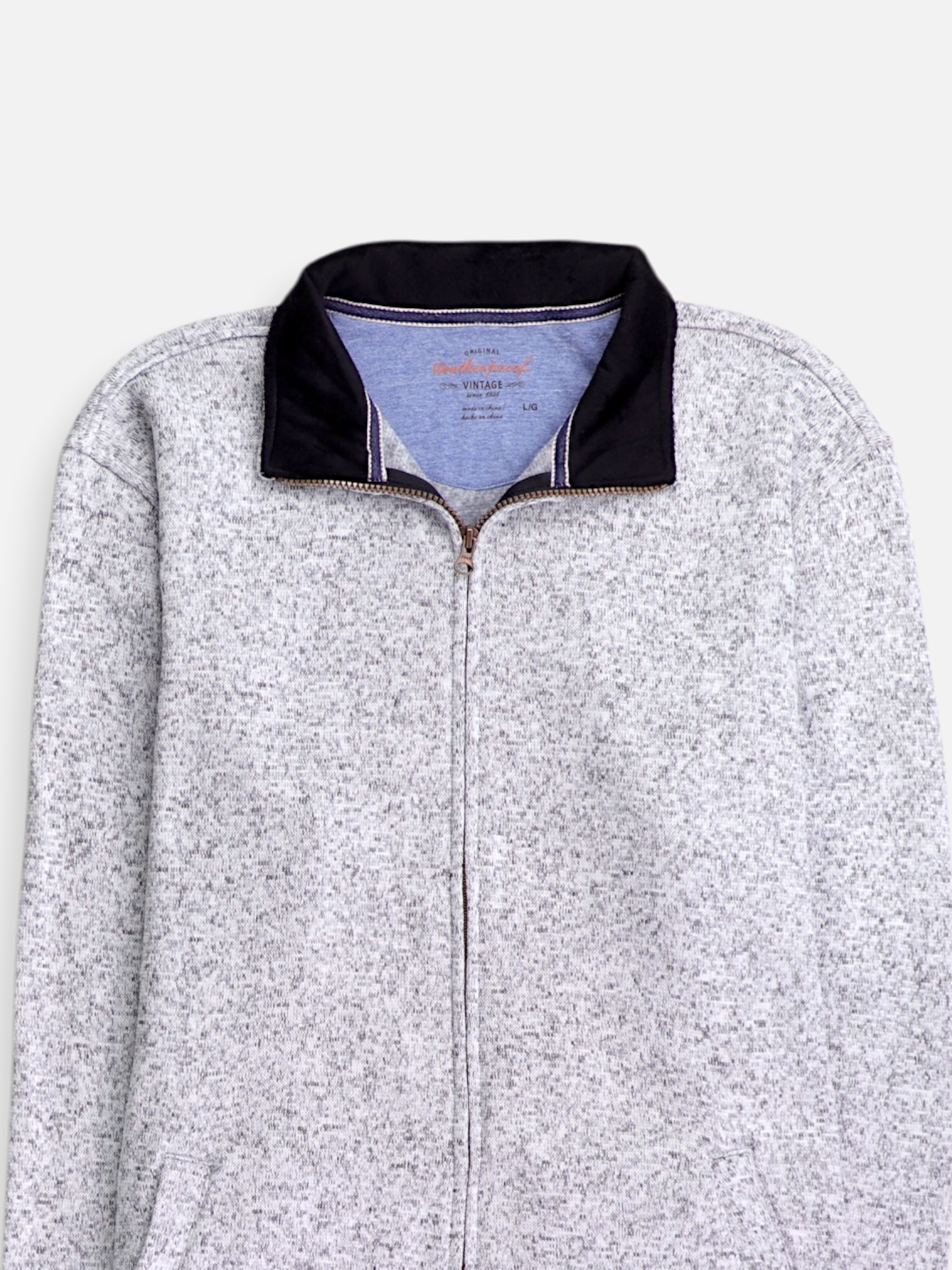 Weatherproof Sueter Fleece Casual - Hombre - Large