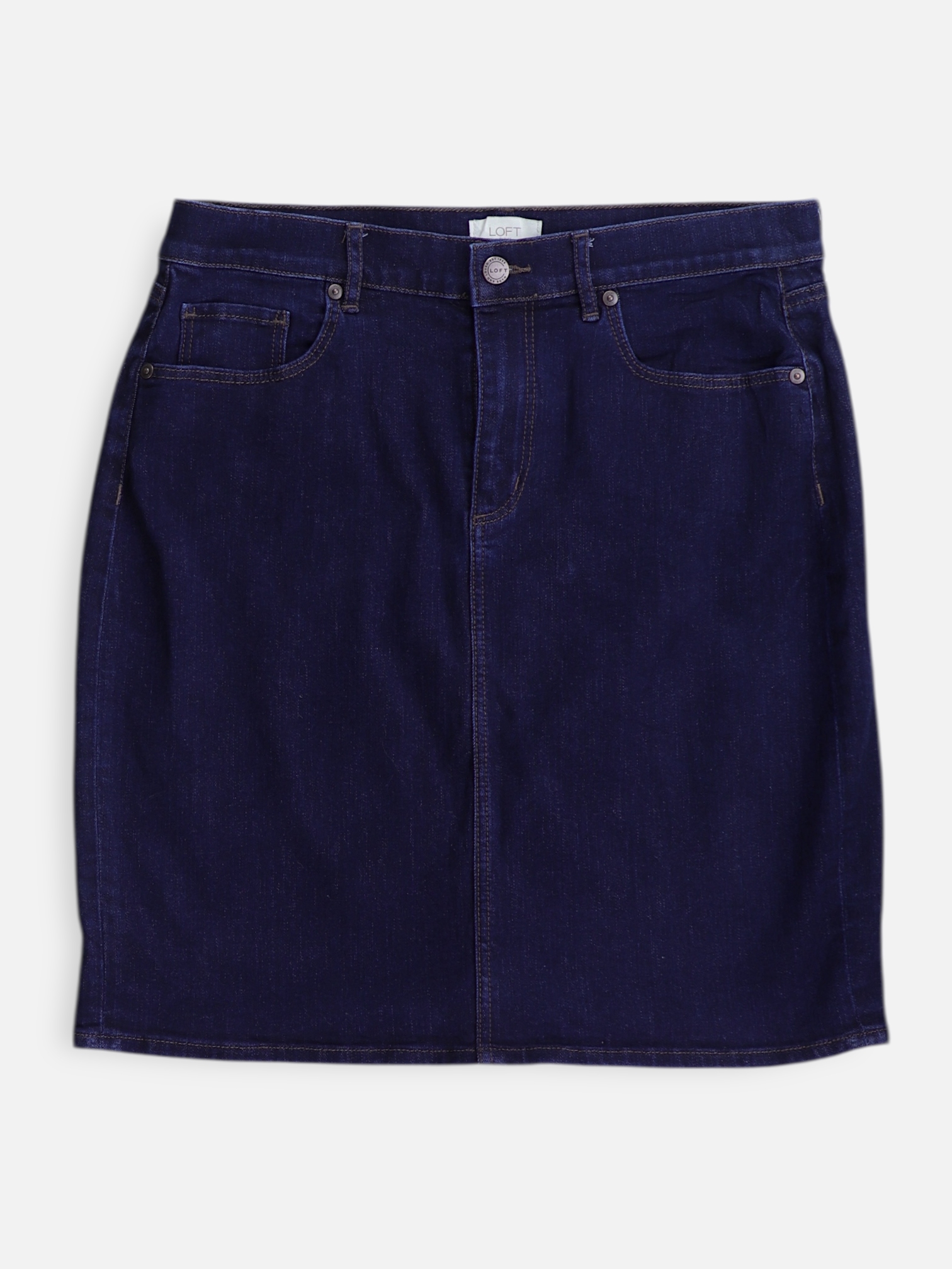 LOFT Falda Denim - Mujer - 10
