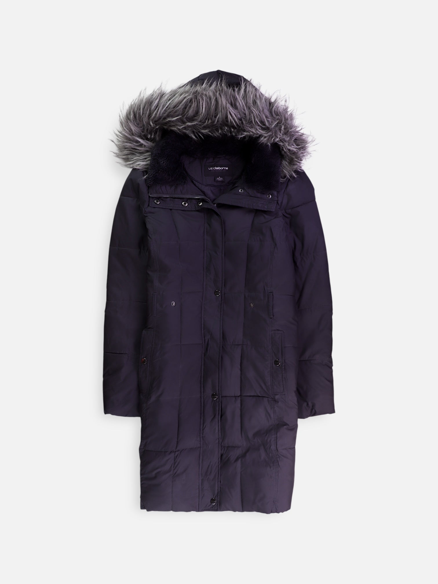 LIZ claiborne Abrigo Impermeable Puffer - Mujer - Small