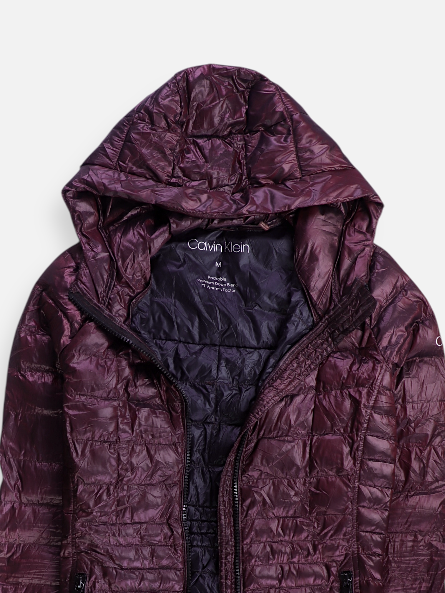 Calvin Klein Abrigo Impermeable Puffer - Mujer - Medium