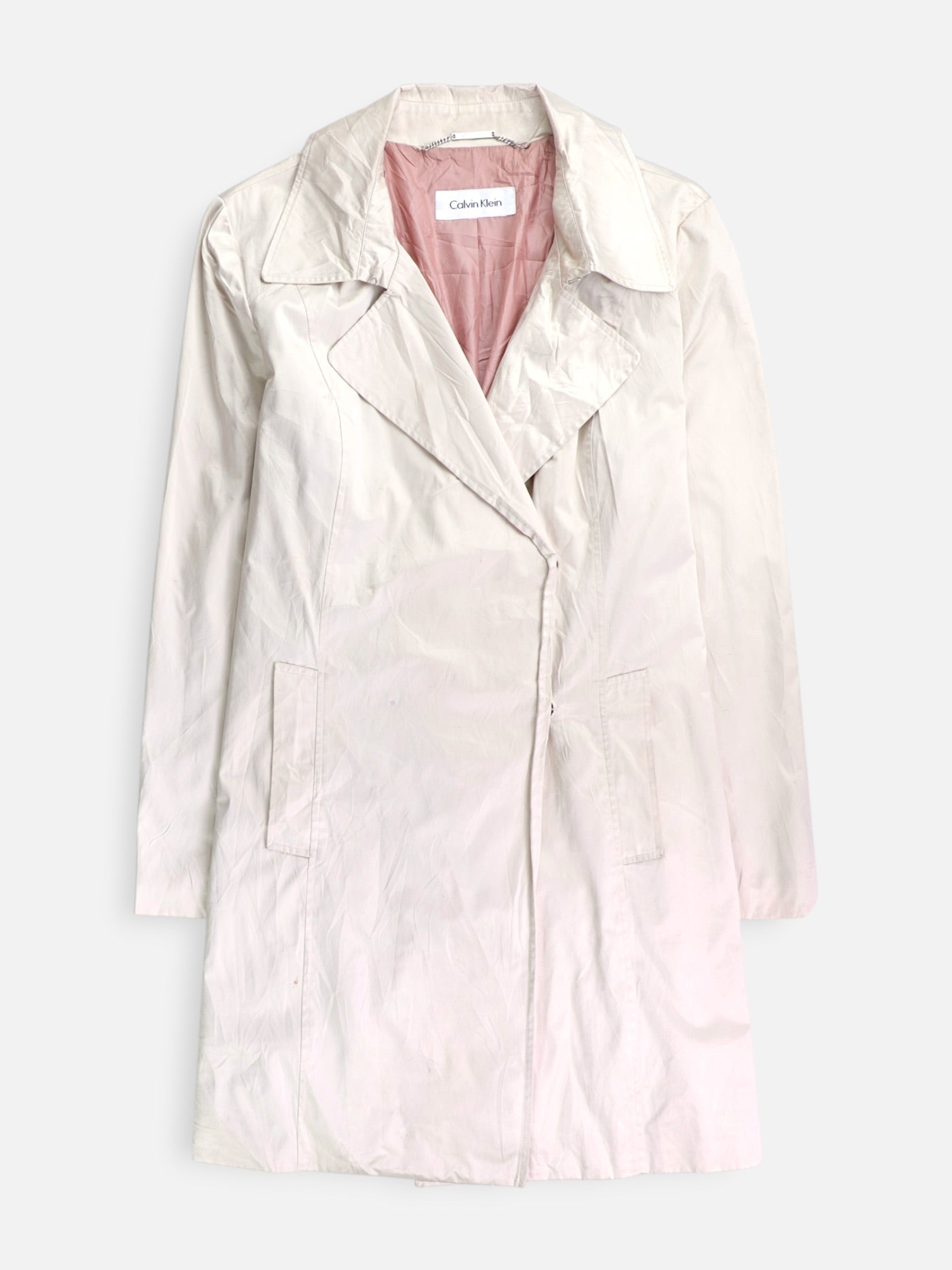 Calvin Klein Abrigo Single breasted trench Casual - Mujer - N/A