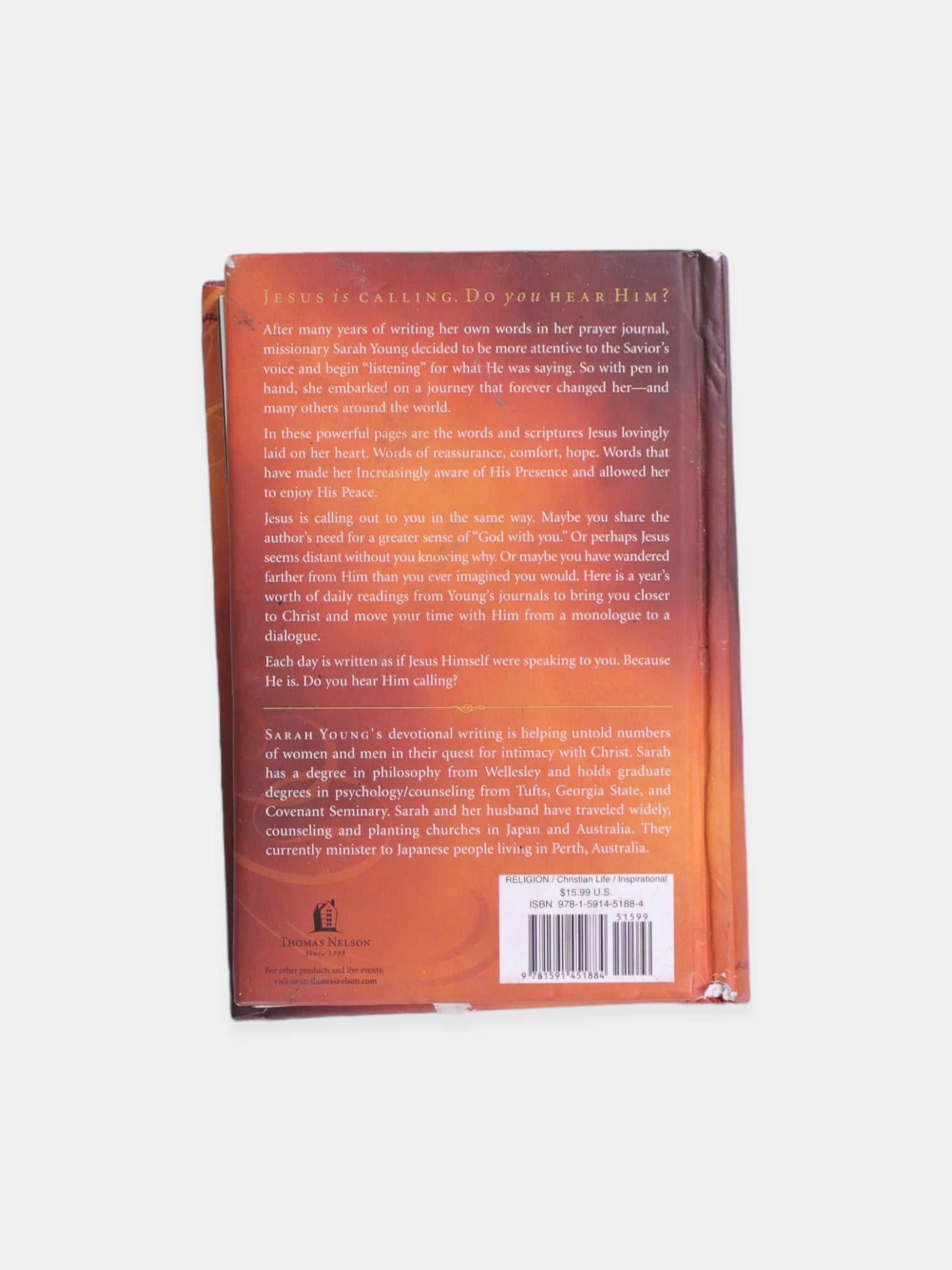 Libro JESÚS CALLING by RASAB YOUNG