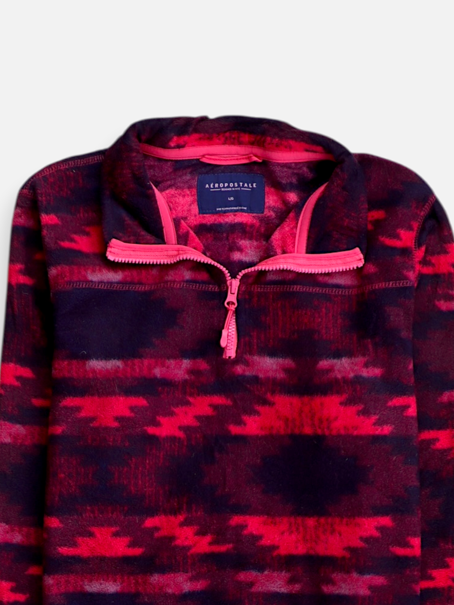 Aeropostale Sueter Fleece Casual - Mujer - Large