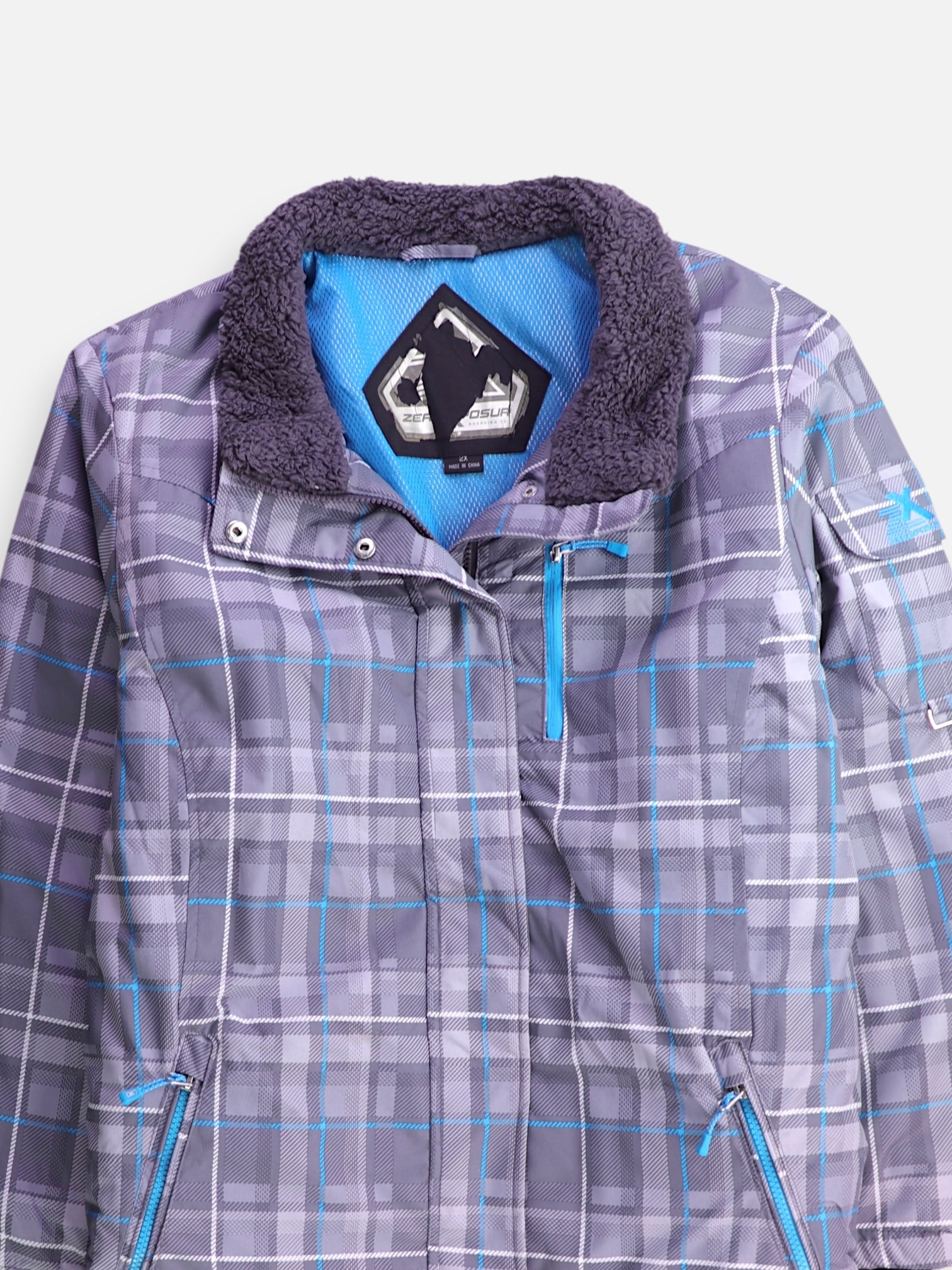 ZERO X POSUR Chaqueta Impermeable Color Block - Hombre - 2XL