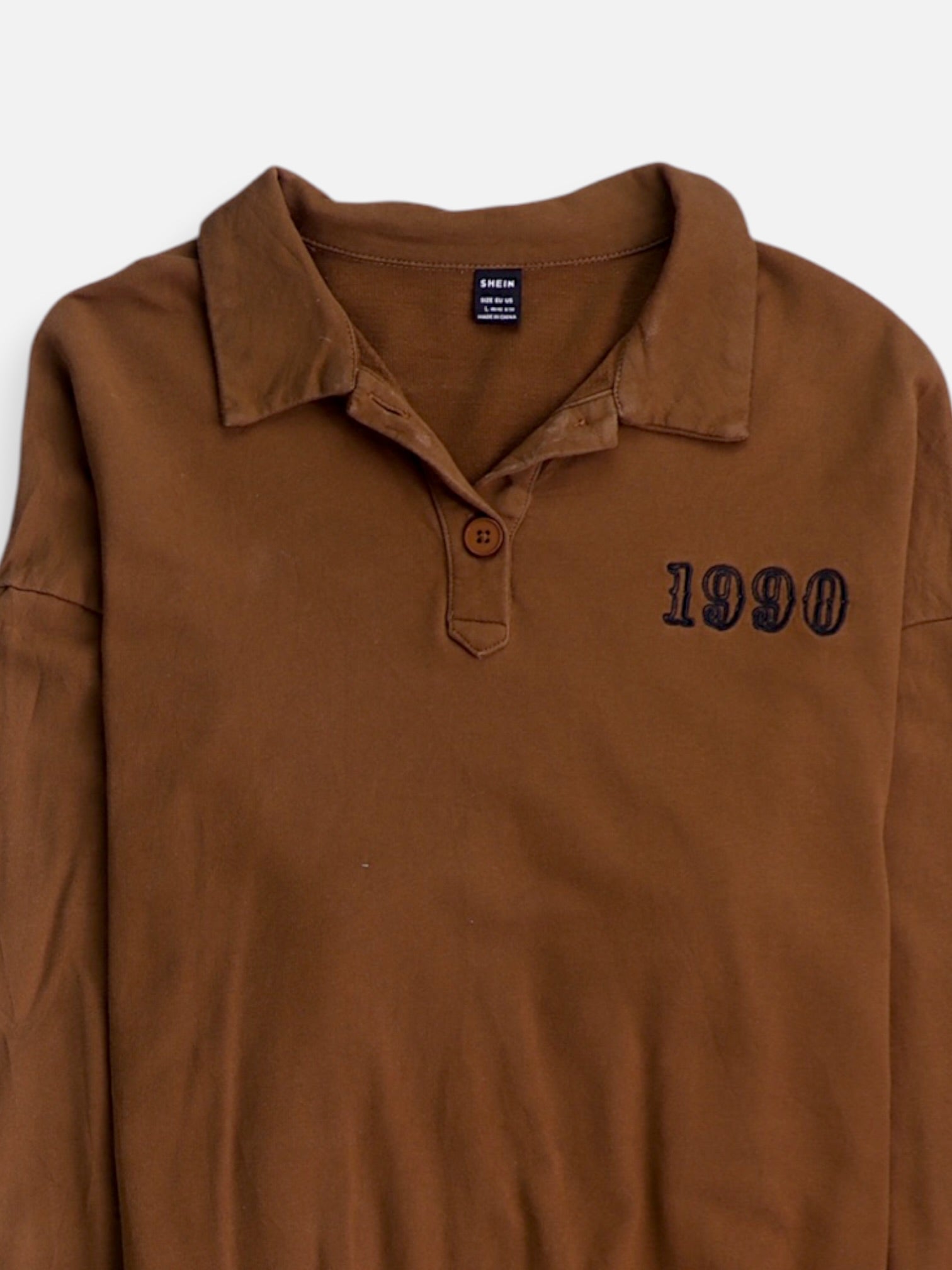 SHEIN Sudadera Fleece Basic - Hombre - Large