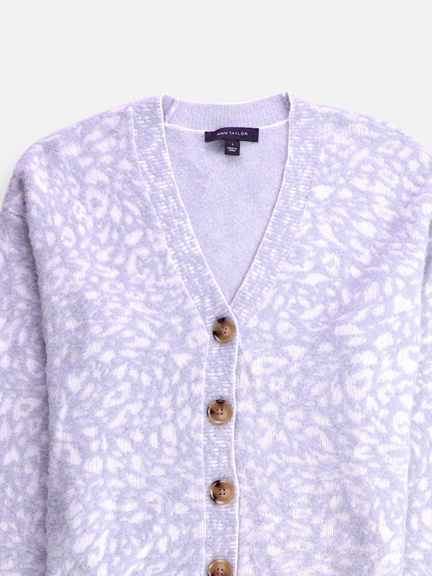 ANN TAYLOR Sueter Cardigan Casual - Mujer - Small