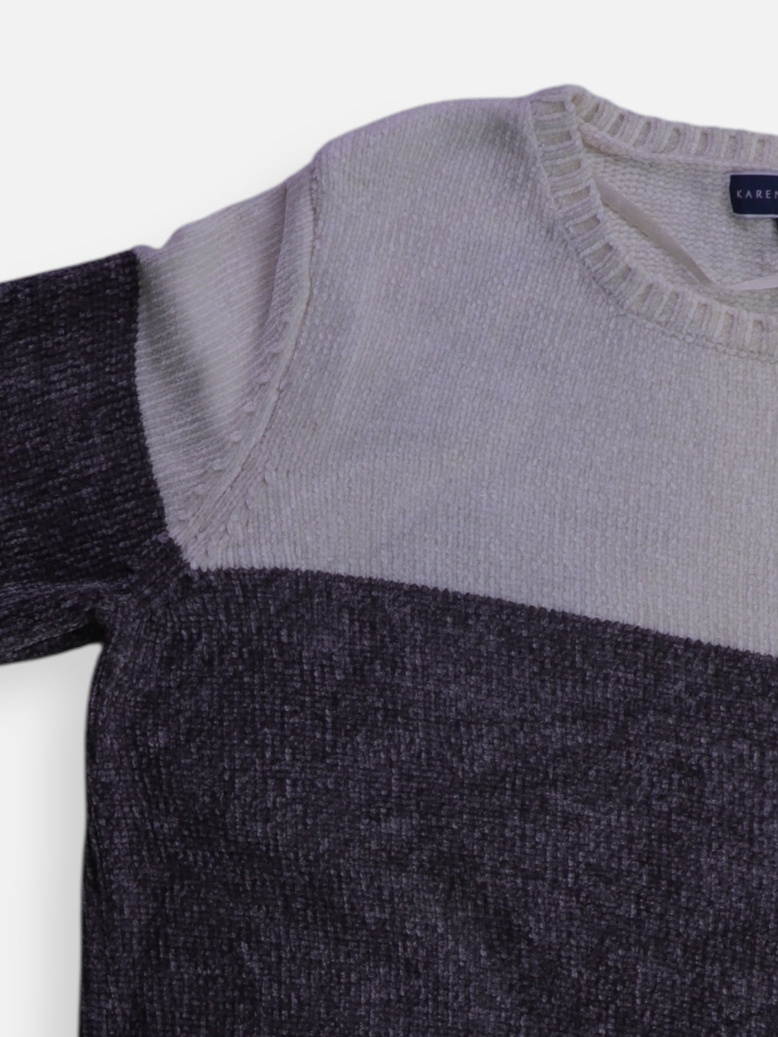 KAREN SCOTT Sueter Casual Color Block - Mujer - XL
