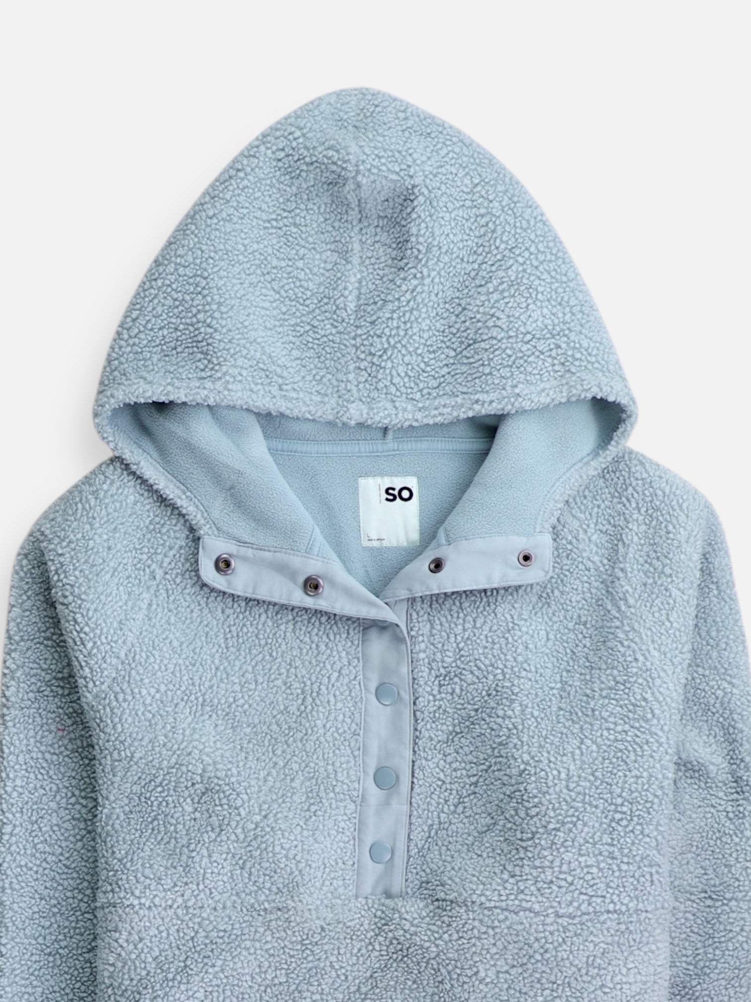 Sudadera Hoodie Teddy - Mujer - Large