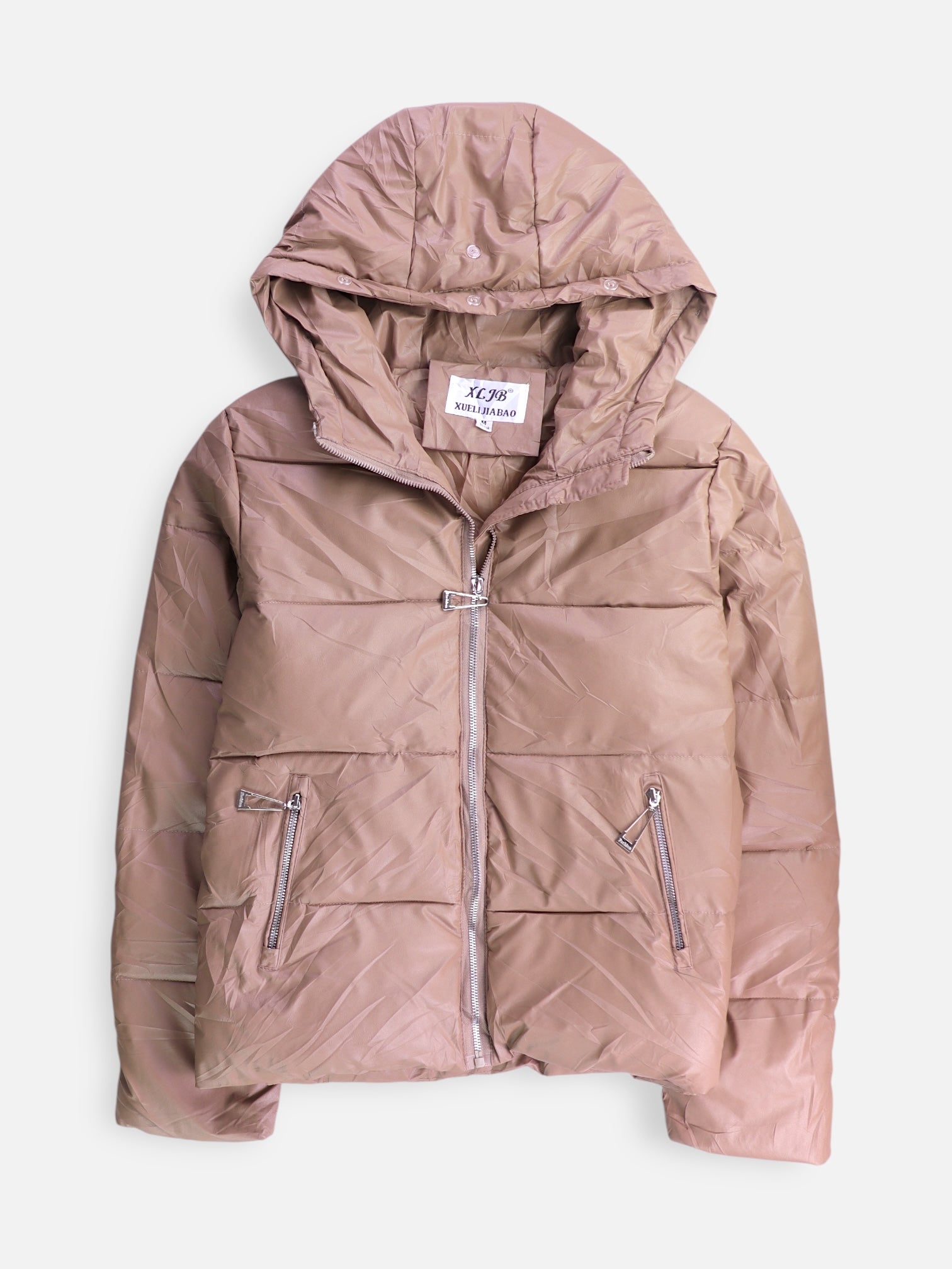 Chaqueta Puffer Cuero - Mujer - Medium