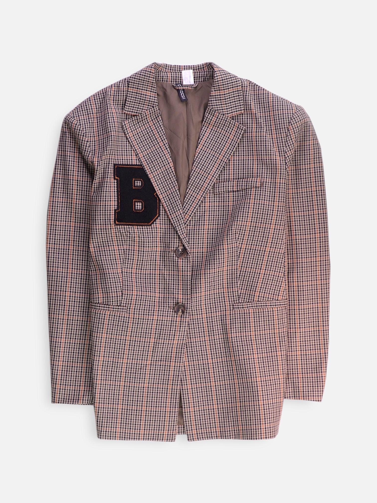 H&M Blazer Plaid Types - Hombre - Small