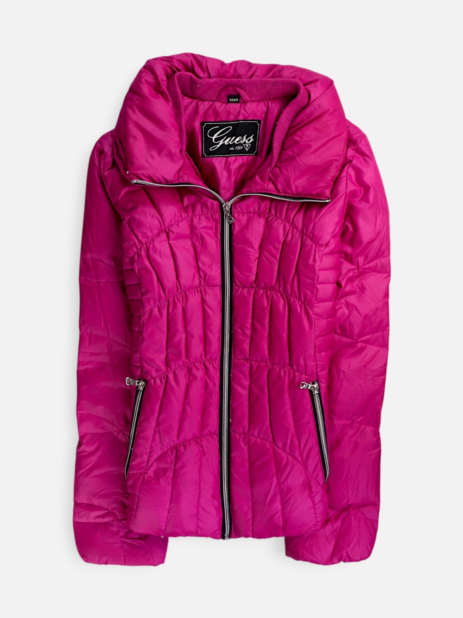 Guess Chaqueta Puffer Impermeable - Mujer - Small
