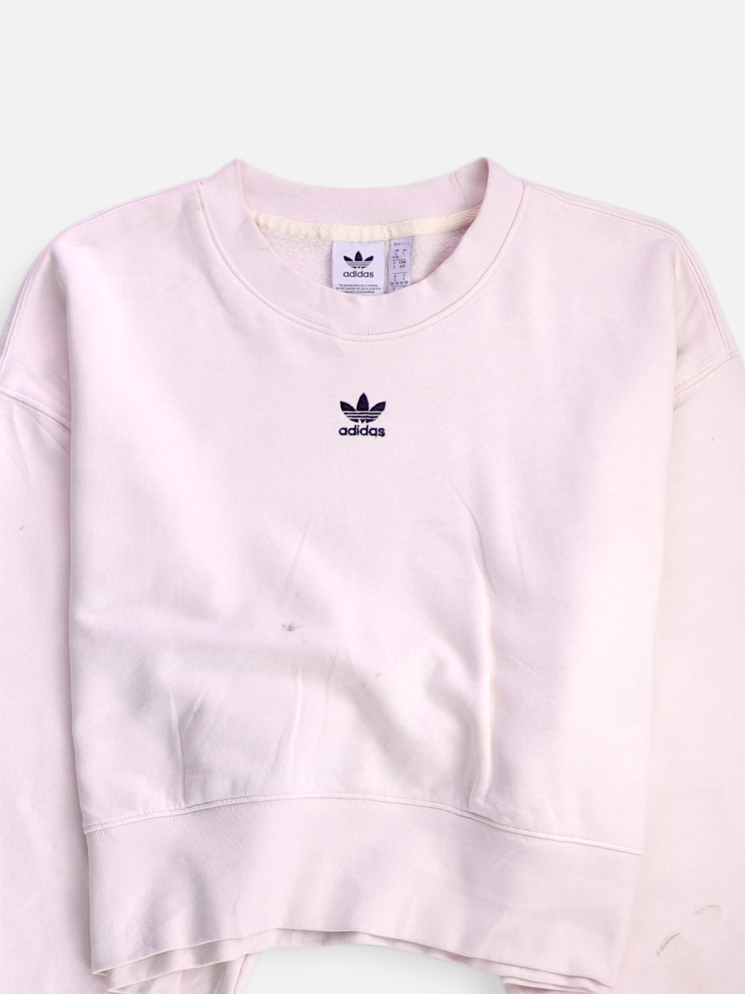 Adidas Sudadera Sweatshirt Crop Top - Mujer - Small