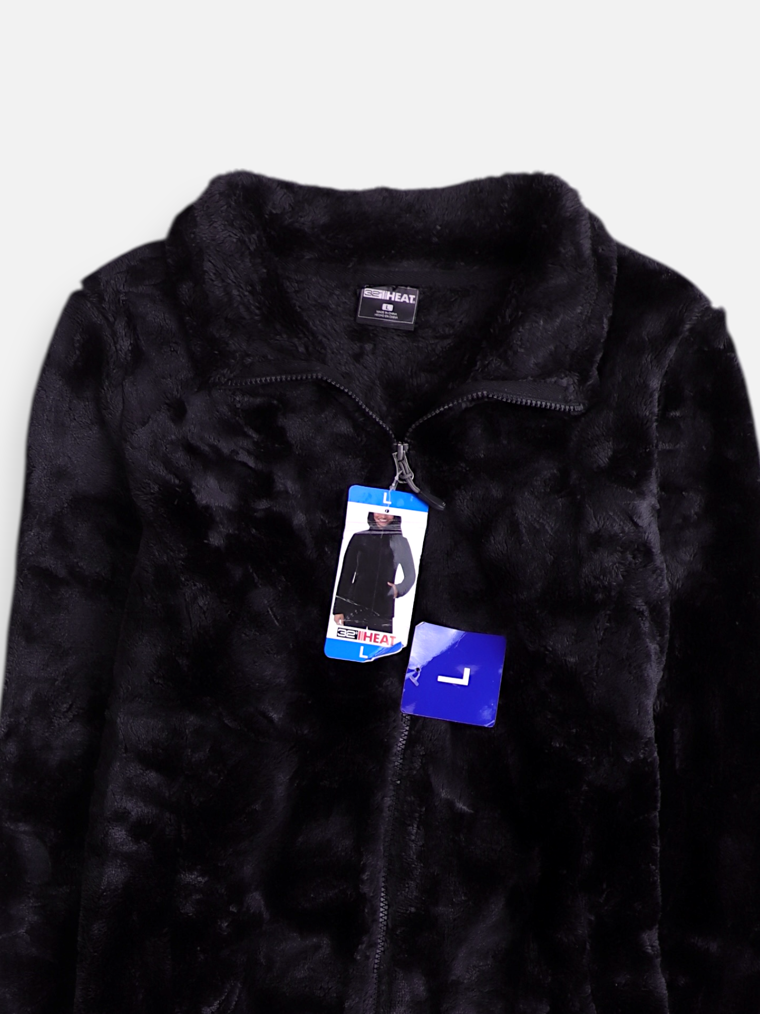 32 HEAT COOL Sueter Fleece Teddy - Mujer - Large