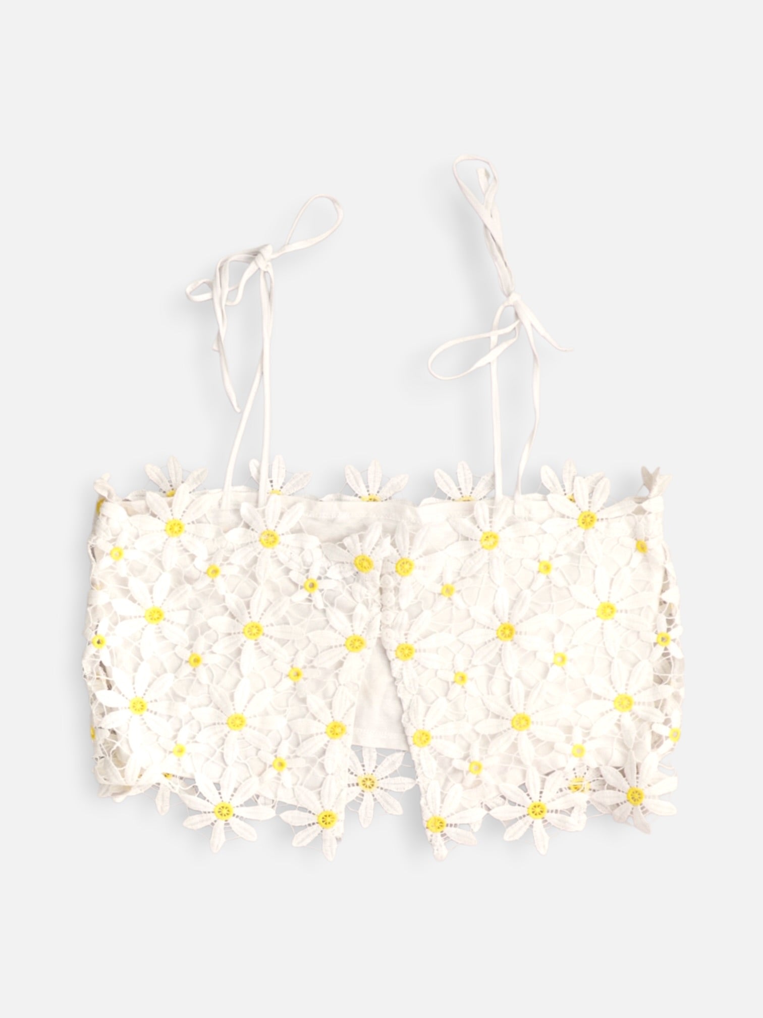 Forever 21 Blusa Crop Top - Mujer - Large