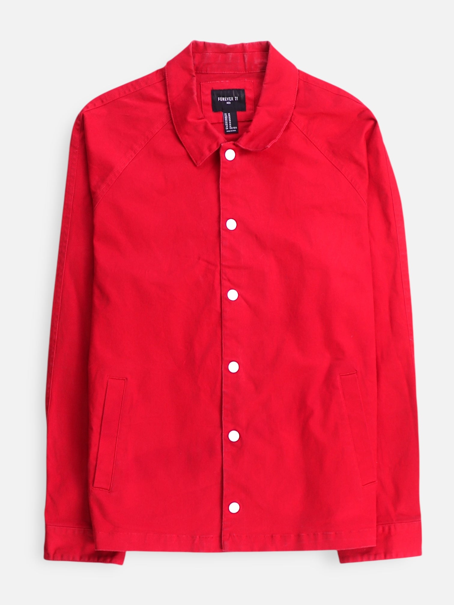 Forever 21 Chaqueta Denim Basic - Hombre - Medium