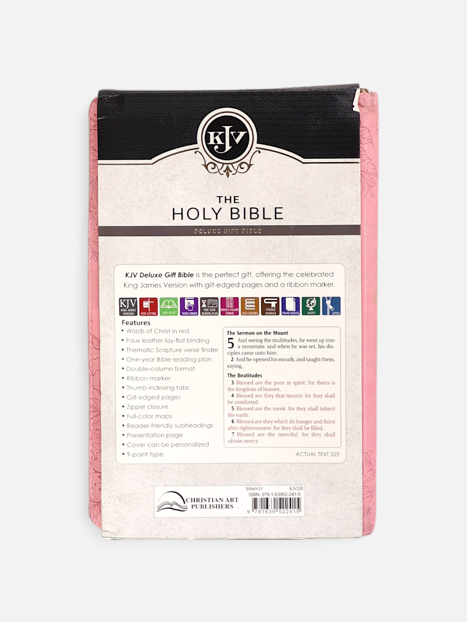 Libro THE HOLY BIBLE by Deluxe Gift Bible