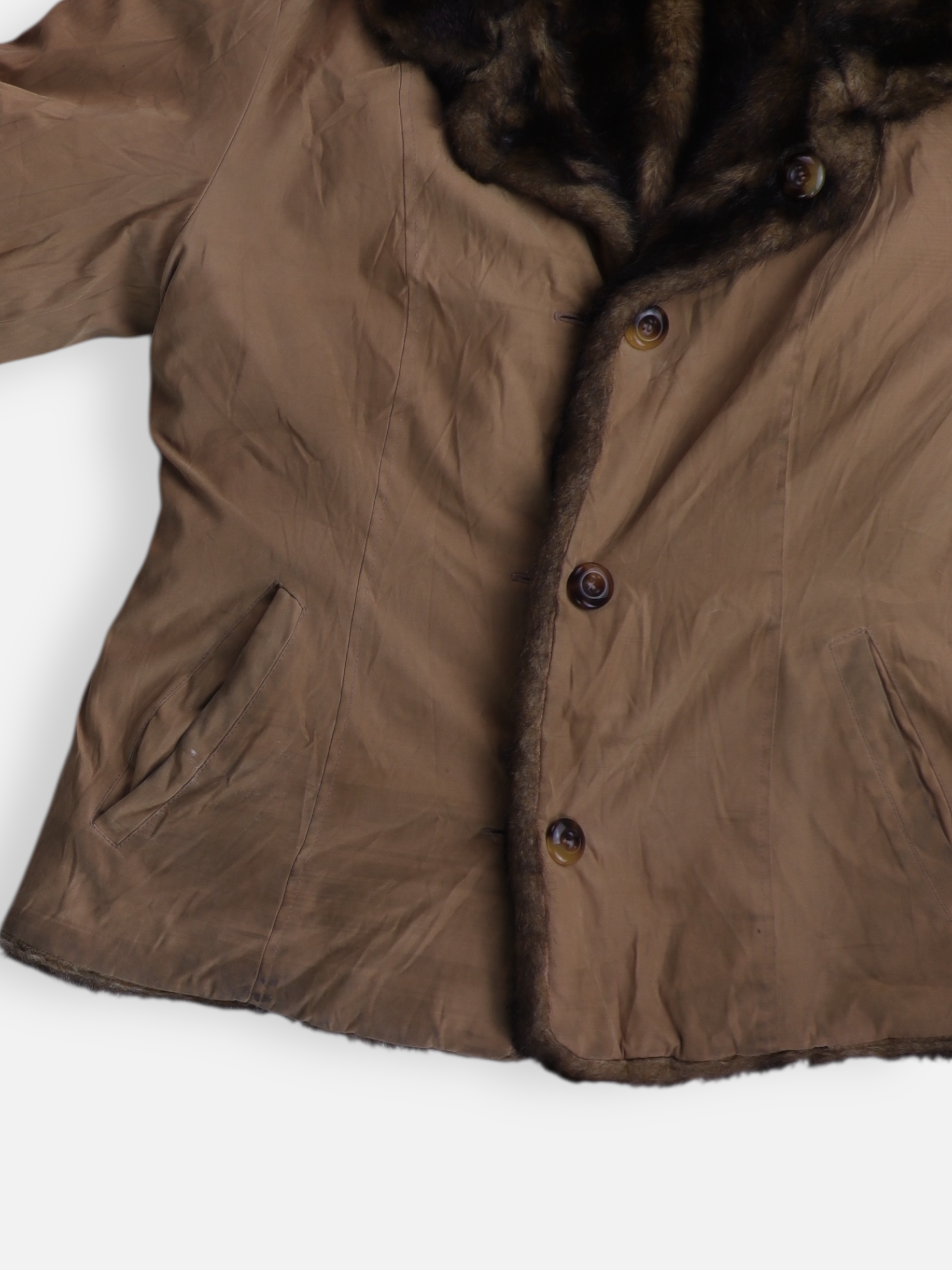 JONES NEW YORK Chaqueta Casual Teddy - Mujer - Medium