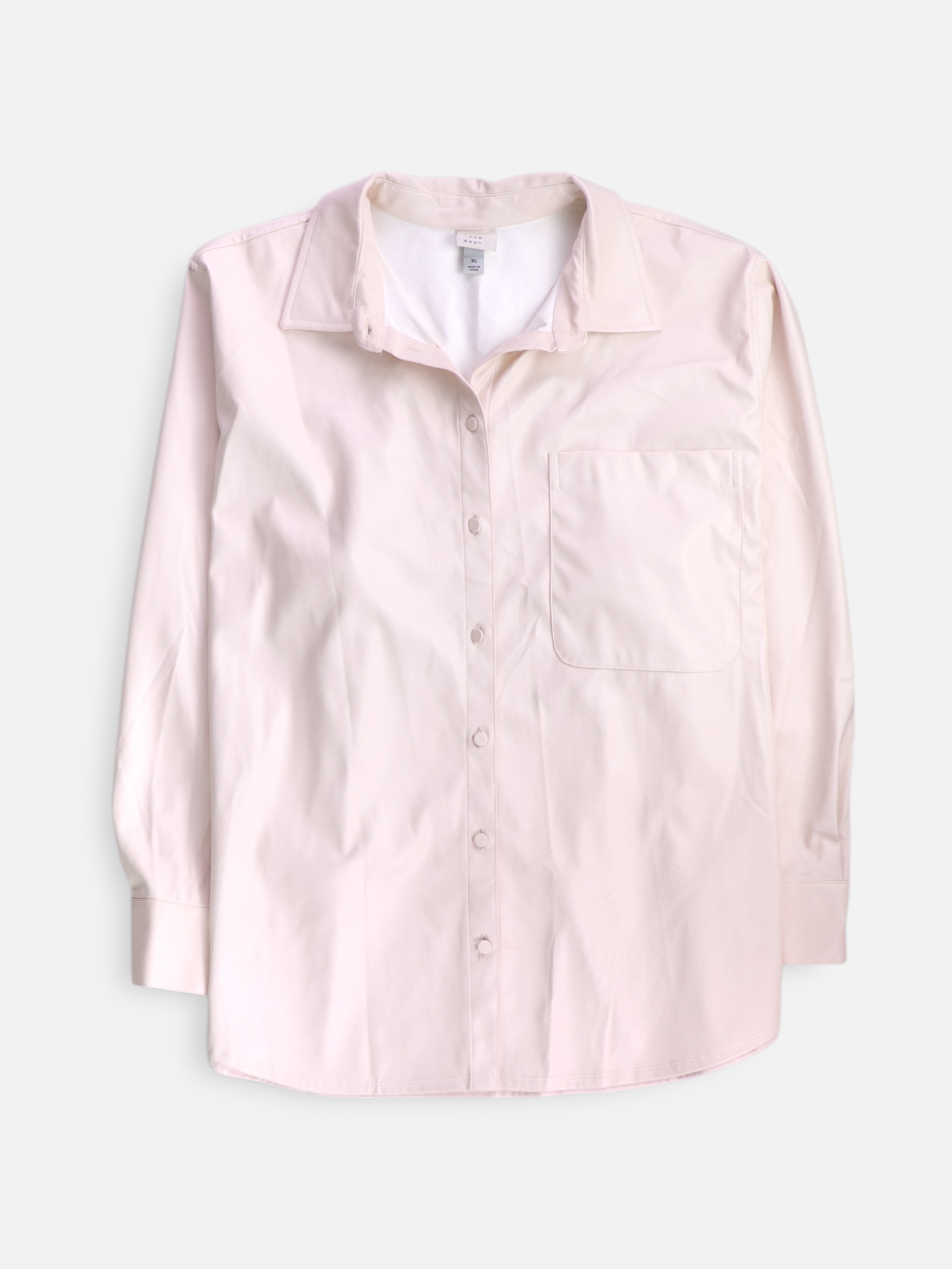 a new day Chaqueta Sobrecamisa Cuero - Mujer - XL