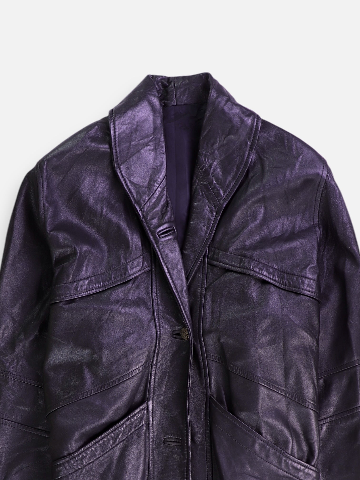 Chaqueta Casual Cuero - Hombre - Large