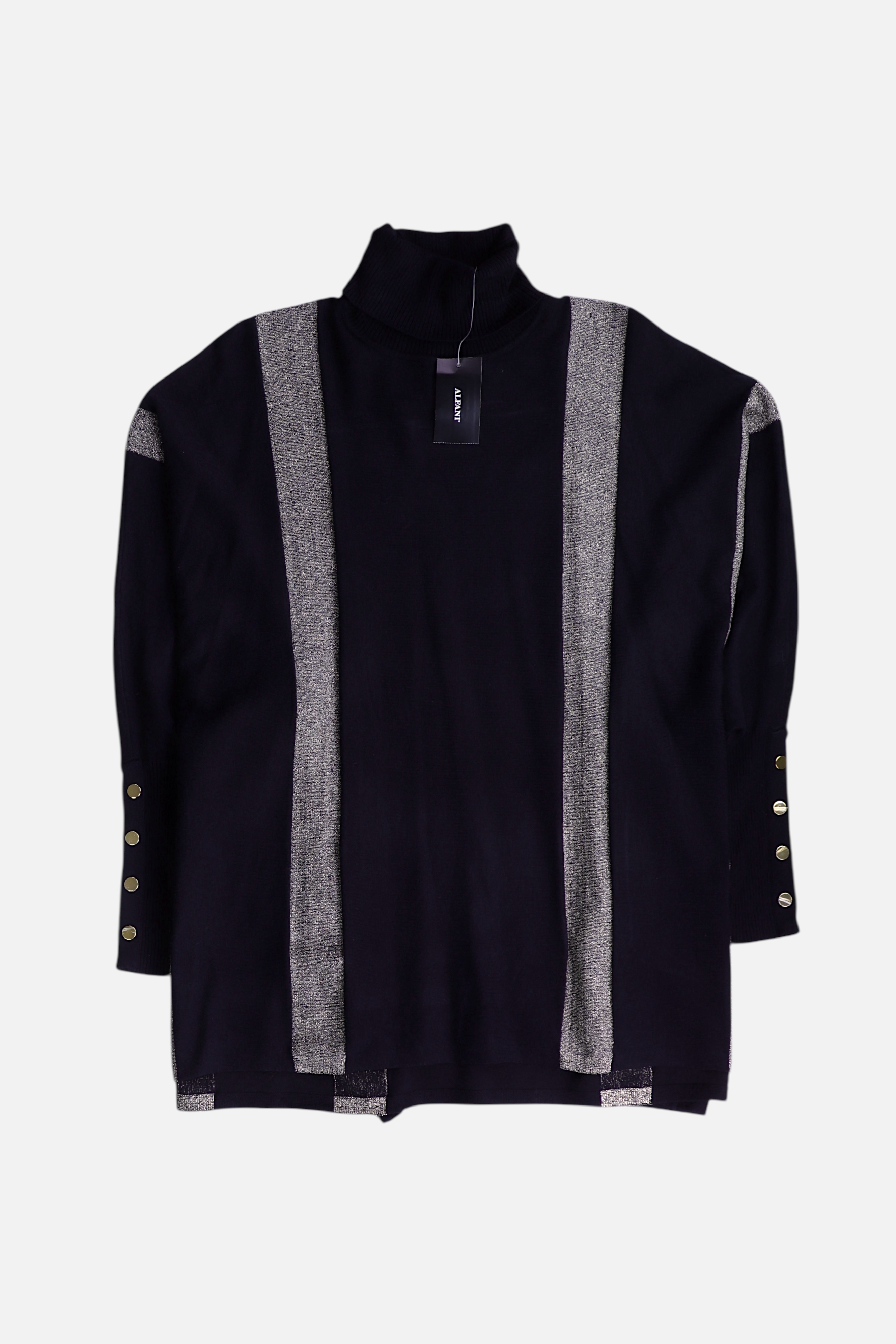 ALFANI Sueter Knit Turtleneck - Mujer - XS