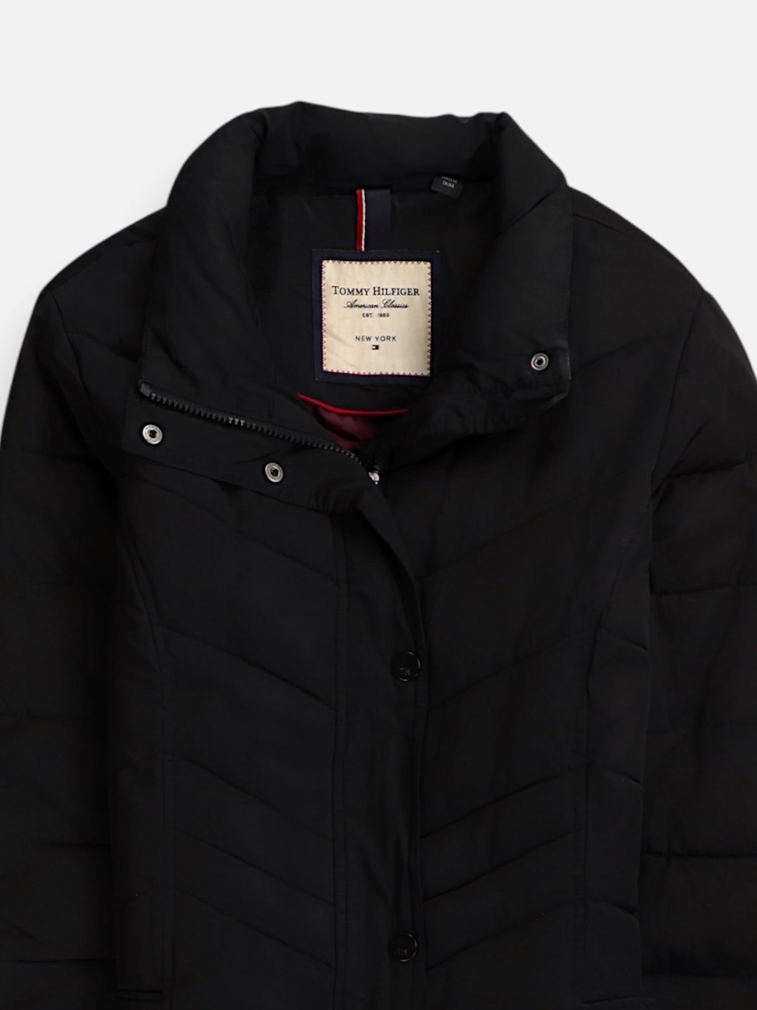 Tommy Hilfiger Abrigo Casual Puffer - Mujer - Medium