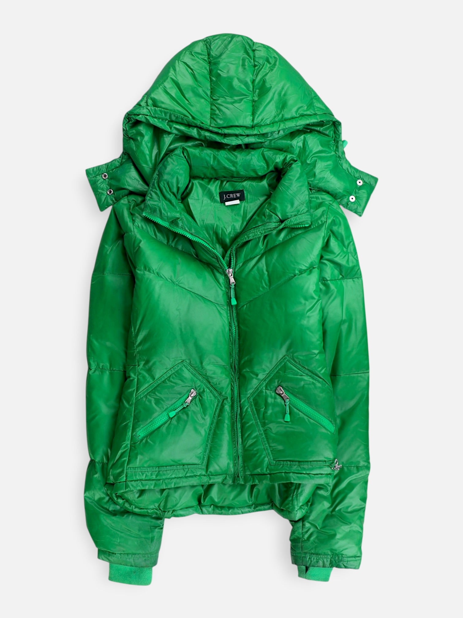 J CREW Chaqueta Puffer Impermeable - Mujer - Small