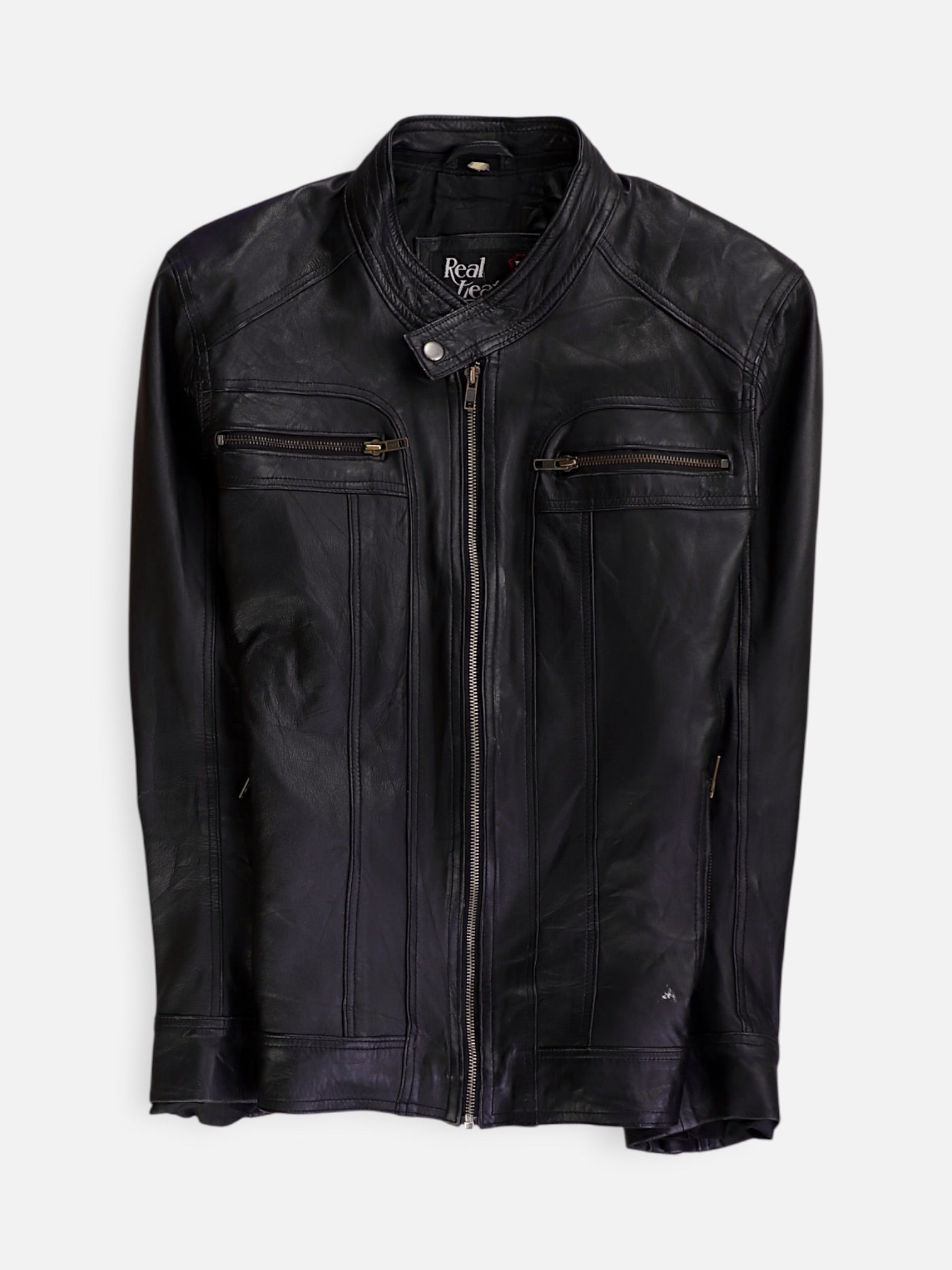 Chaqueta Cuero Basic - Hombre - Medium