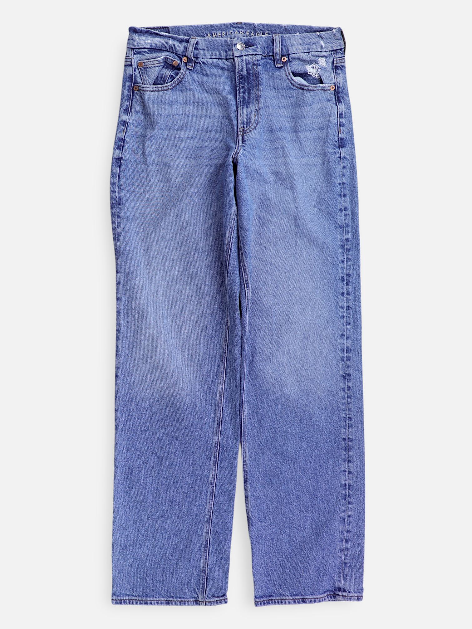 American Eagle Jean Mom Jean Denim - Mujer - 12