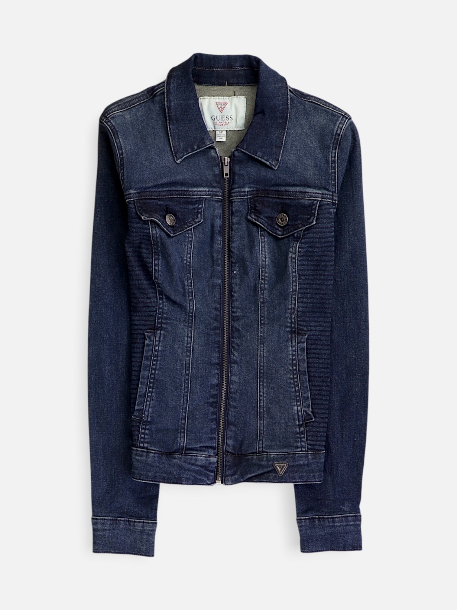 Guess Chaqueta Denim Basic - Mujer - Small