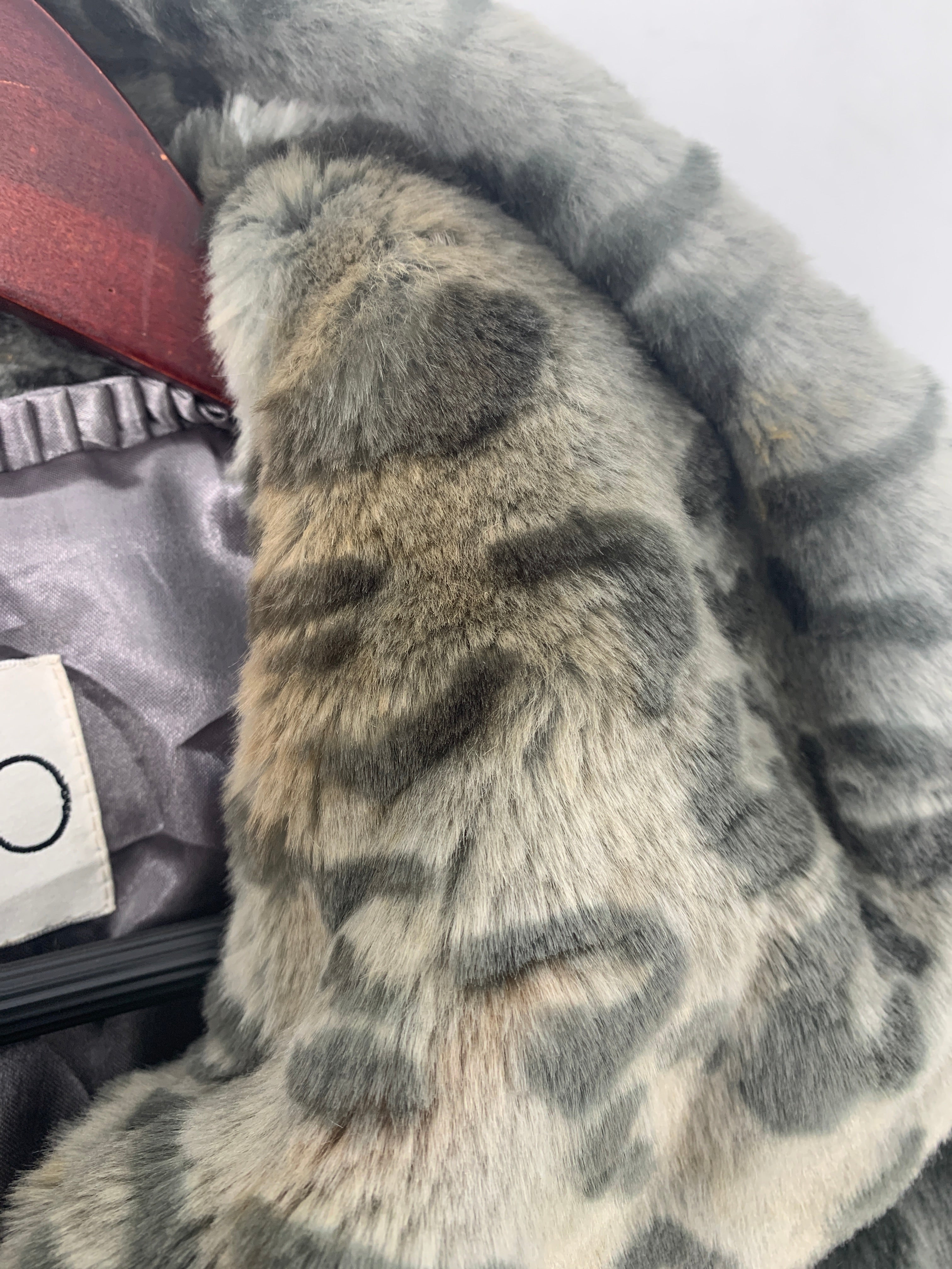 Abrigo Teddy Animal Print - Mujer - XL