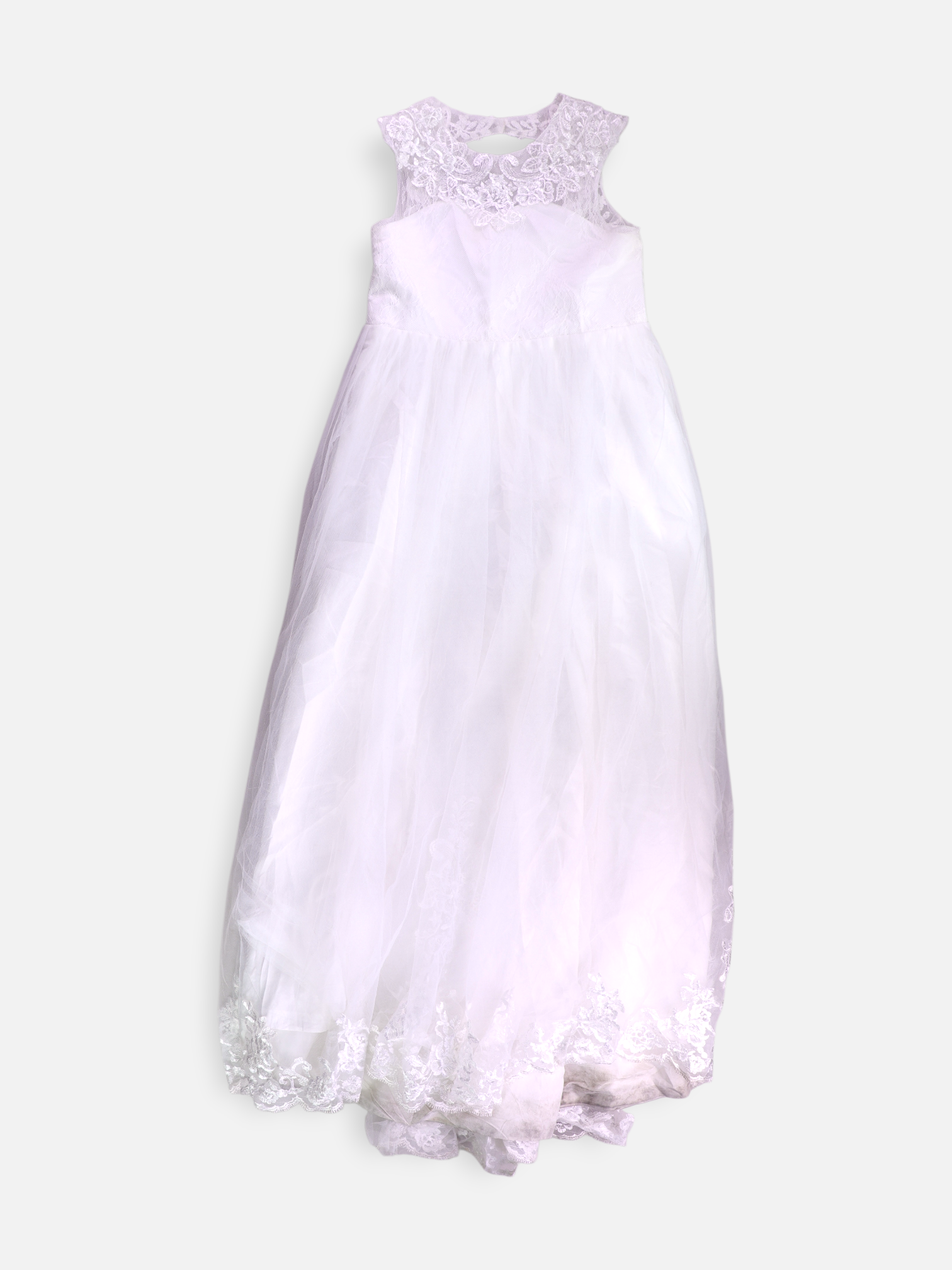 Vestido Fiesta - Niña - Small - 10-12Y (Años)