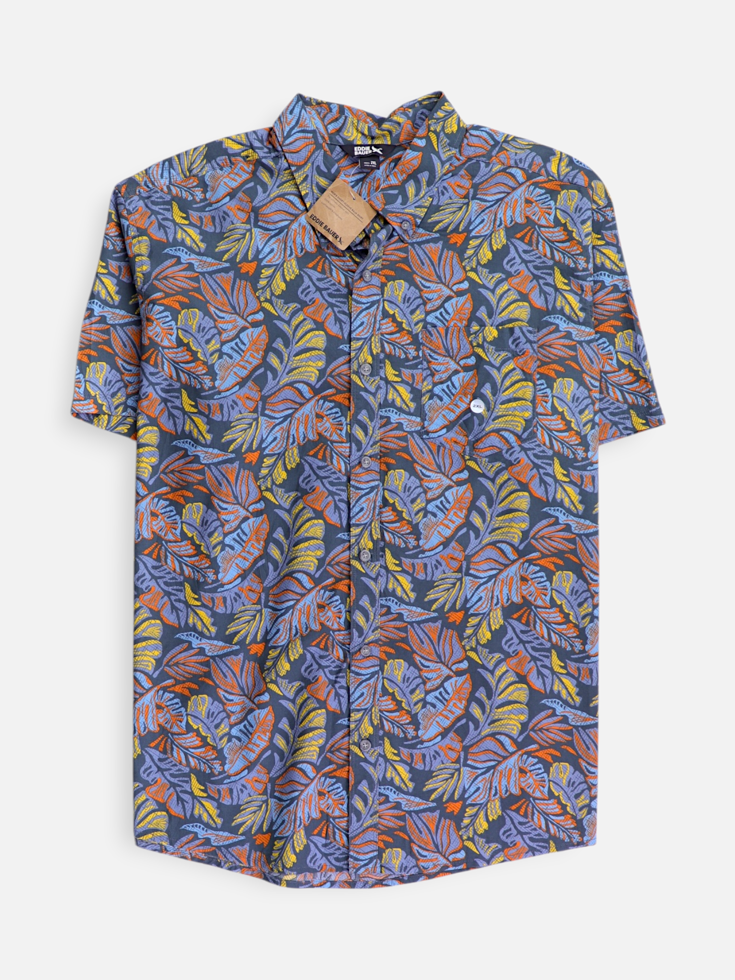 Eddie Bauer Camisa Verano - Hombre - 2XL