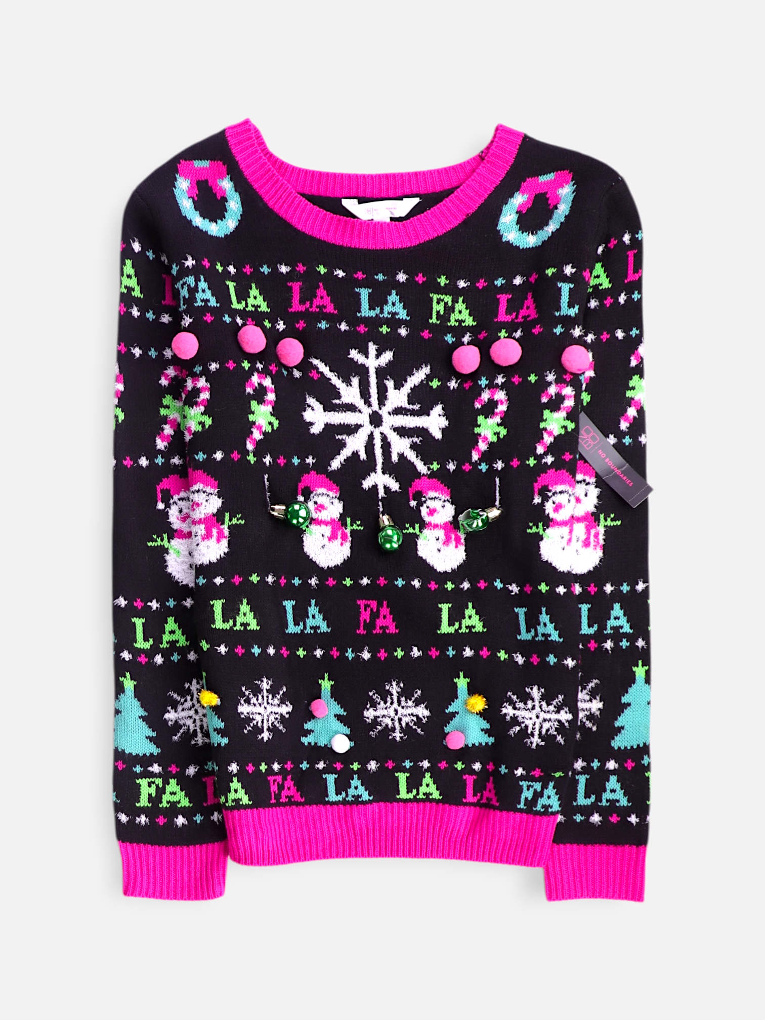 NOBO Sueter Knit Navideño - Niña - Large - 11-13Y (Años)