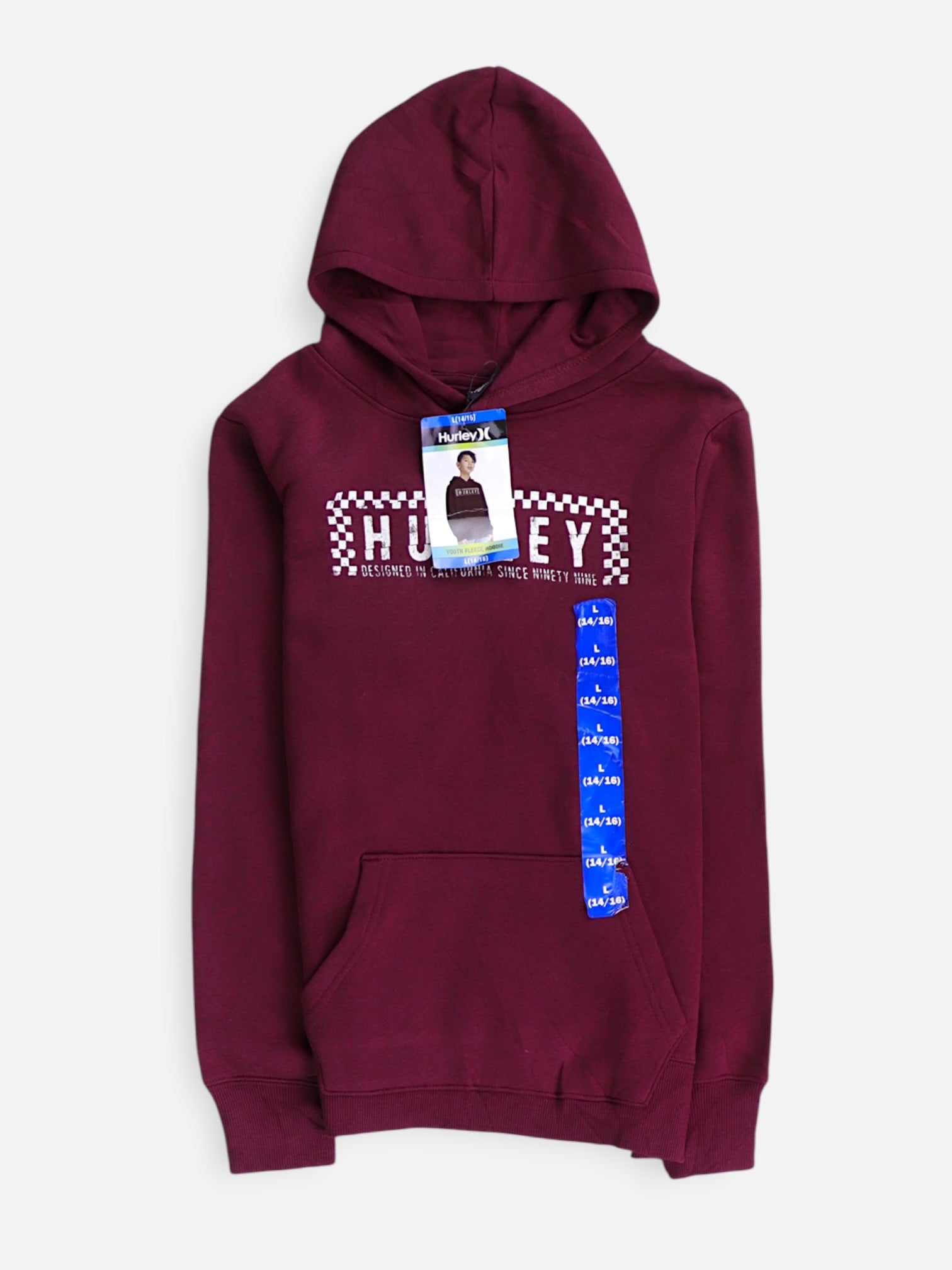 Hurley Sudadera Hoodie Deportivo - Niño - Large - 14-16Y (Años)