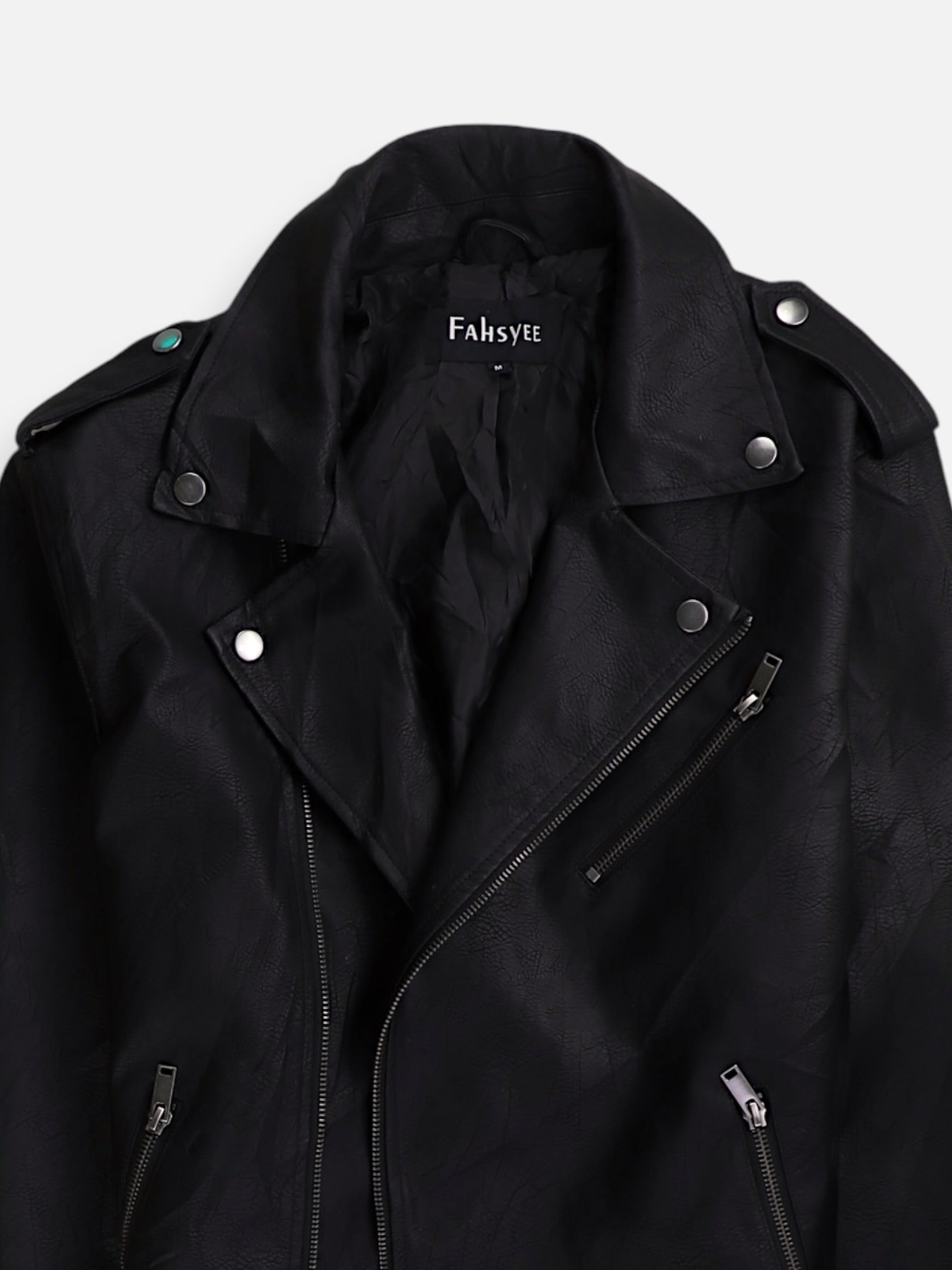 Chaqueta Motera Cuero - Hombre - Medium