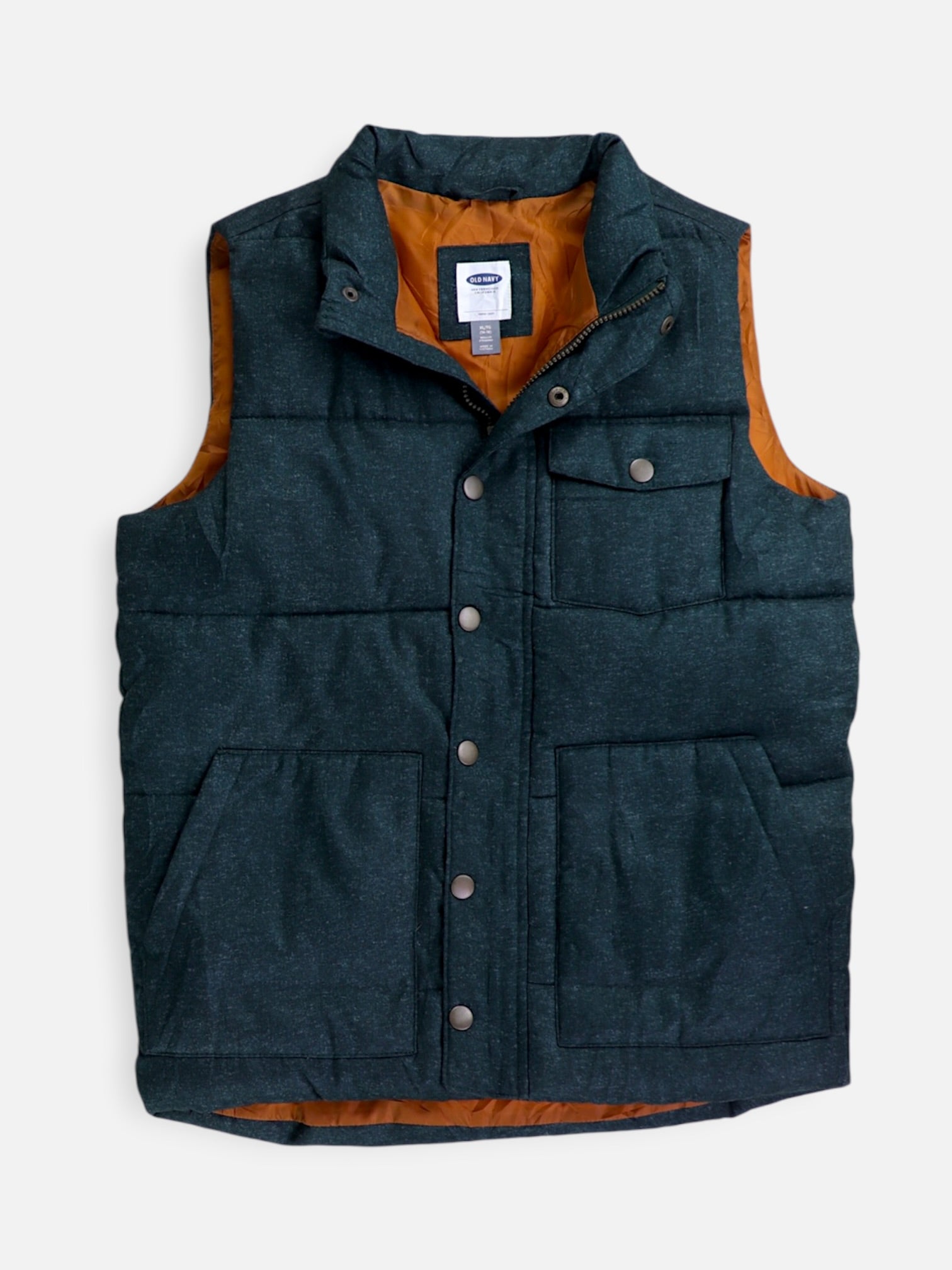 Old Navy Chaleco Puffer - Niño - XL - 14-16Y (Años)