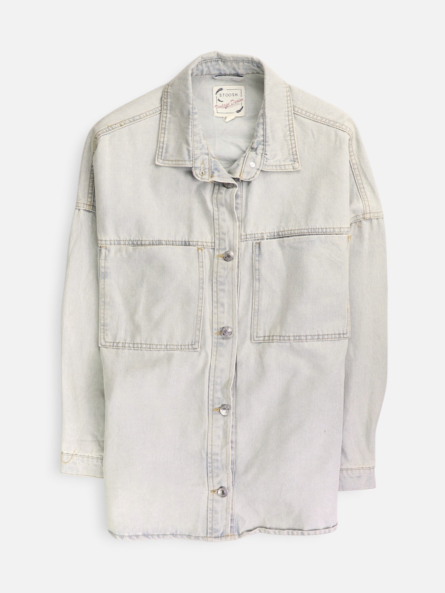 Chaqueta Denim Basic - Mujer - Large