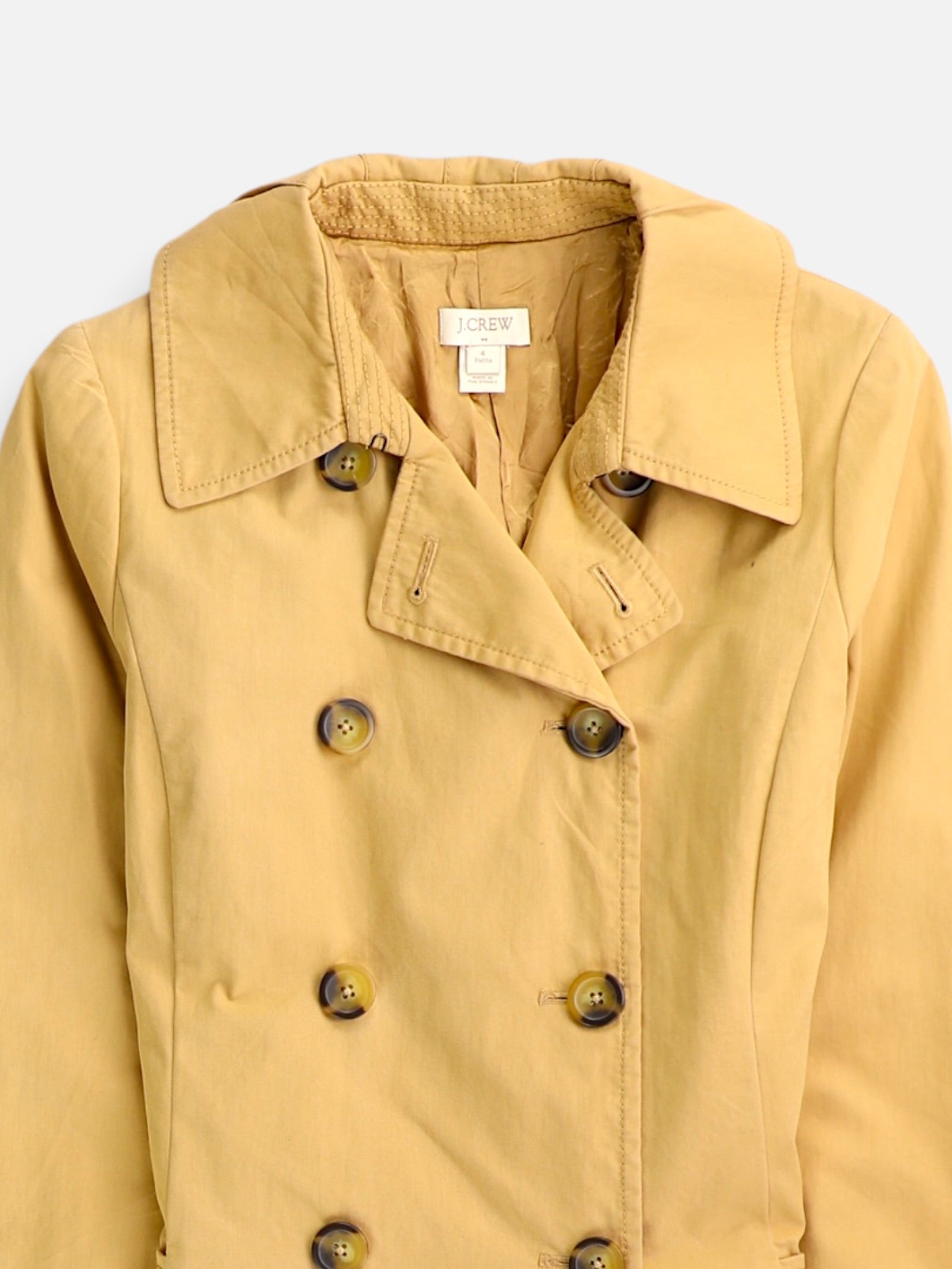 J CREW Abrigo Donble breasted trench Casual - Mujer - 4