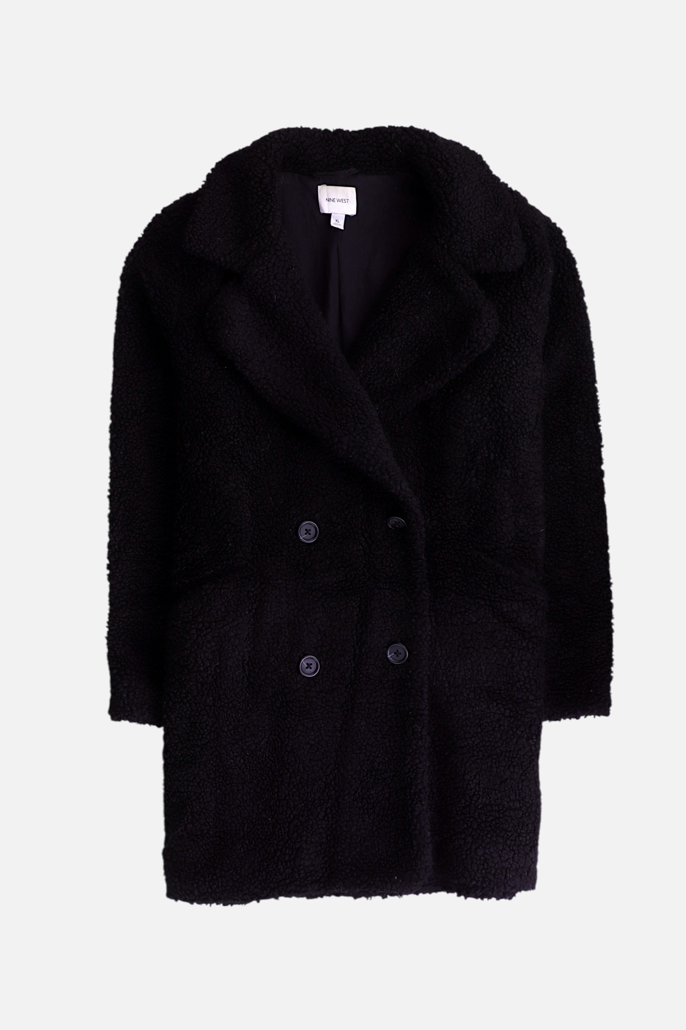 NINE WEST Abrigo Casual Teddy - Mujer - XL