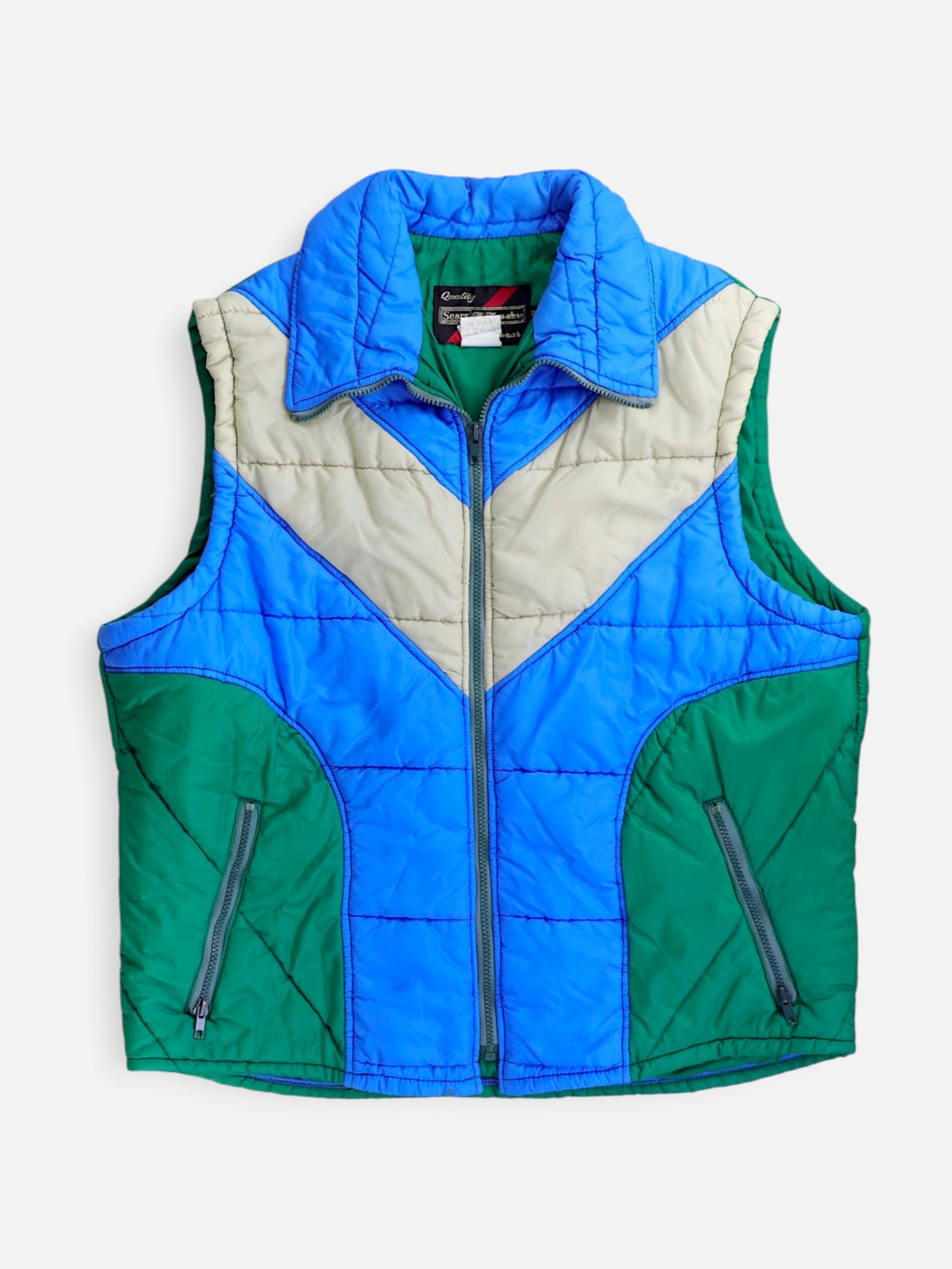 Chaleco Color Block - Hombre - XL