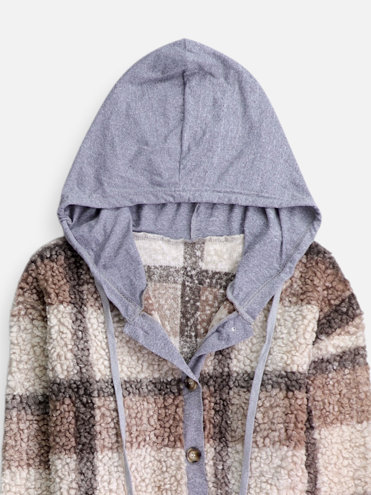 Chaqueta Sobrecamisa Color Block - Hombre - Small
