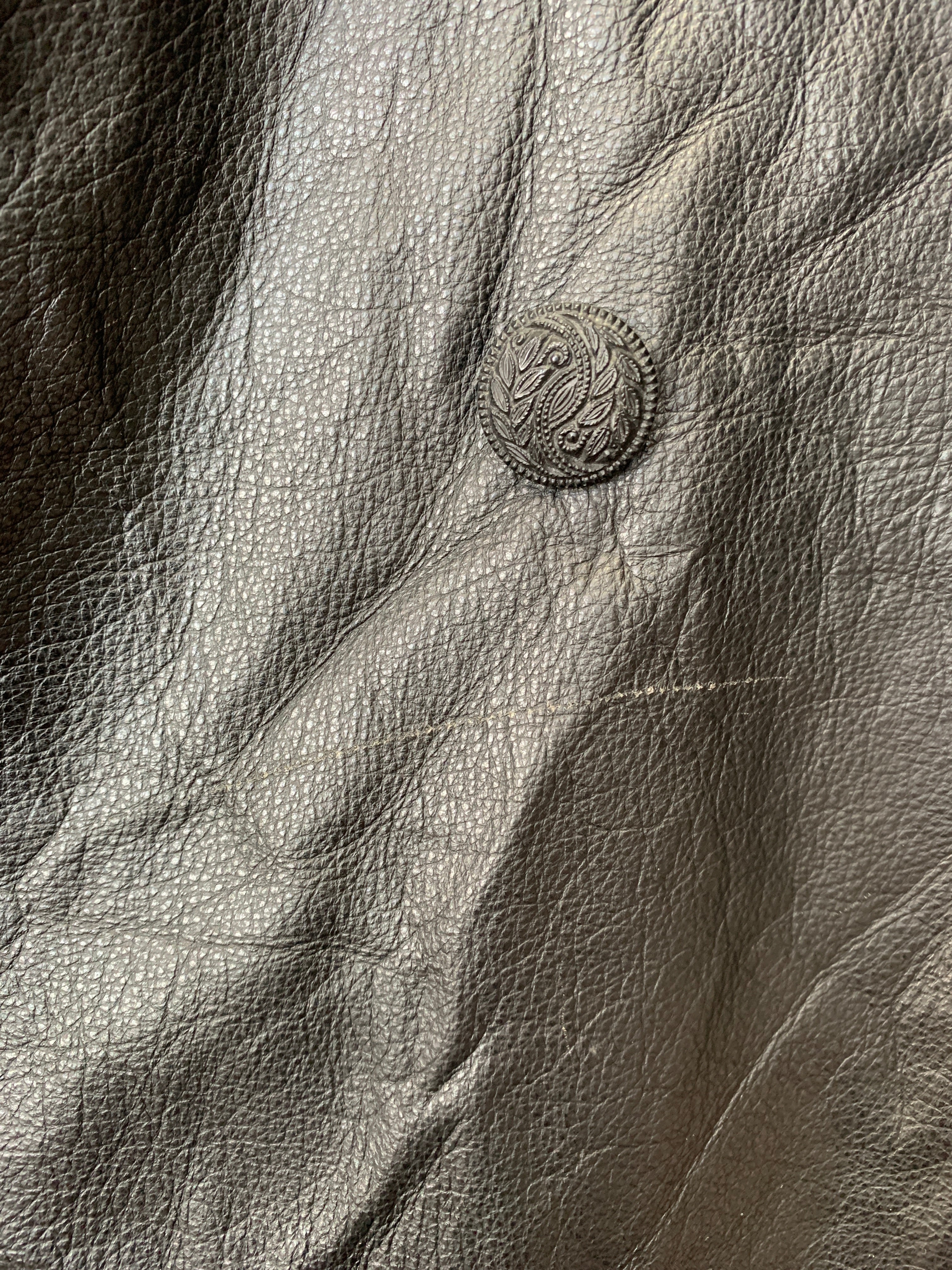 Abrigo Casual Cuero - Mujer - Large