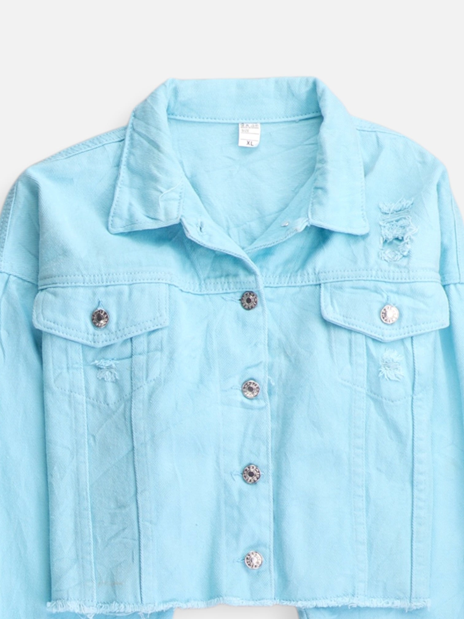 Chaqueta Denim Crop Top - Mujer - XL