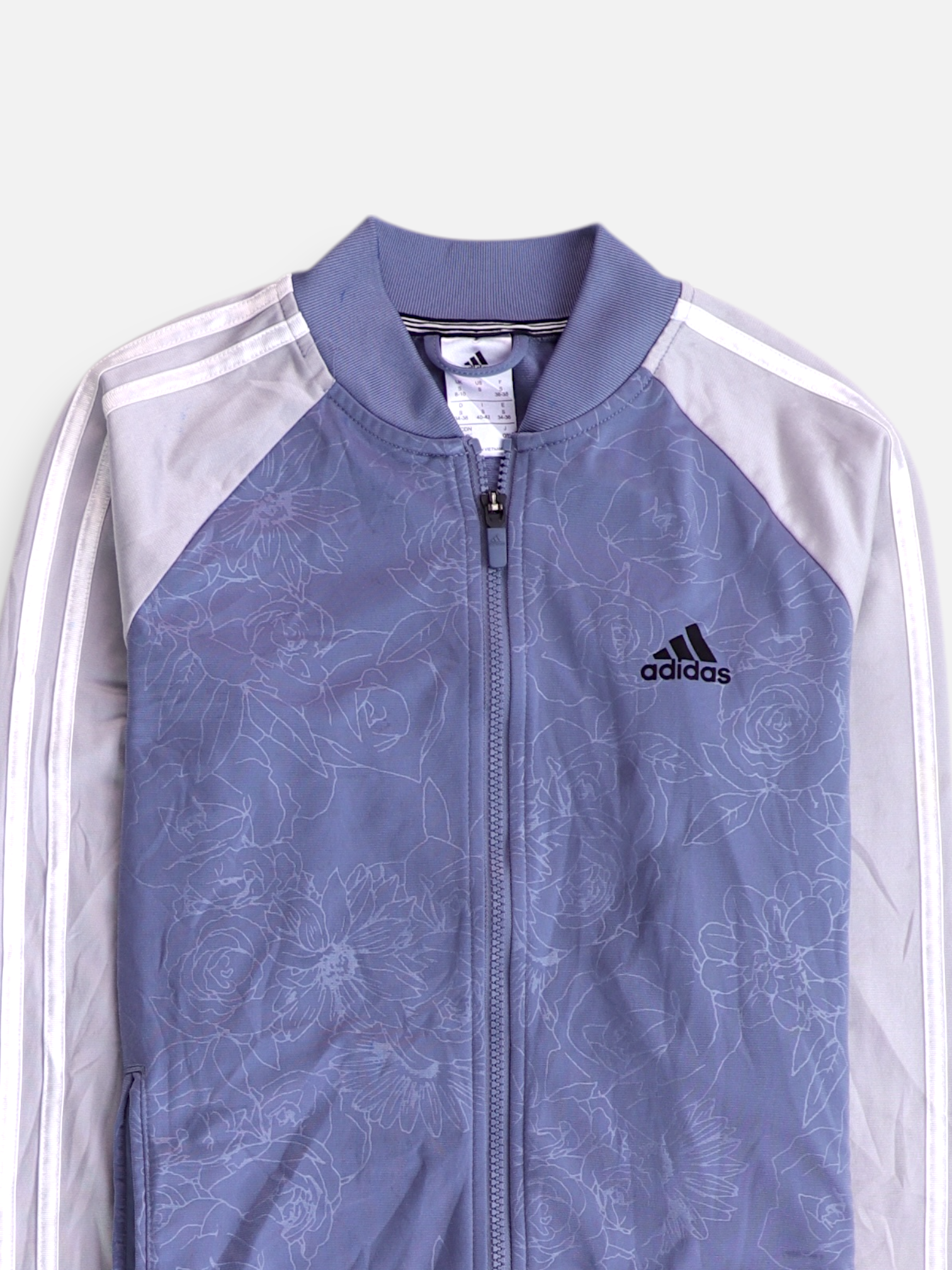 Adidas Sudadera Fleece Color Block - Mujer - Small