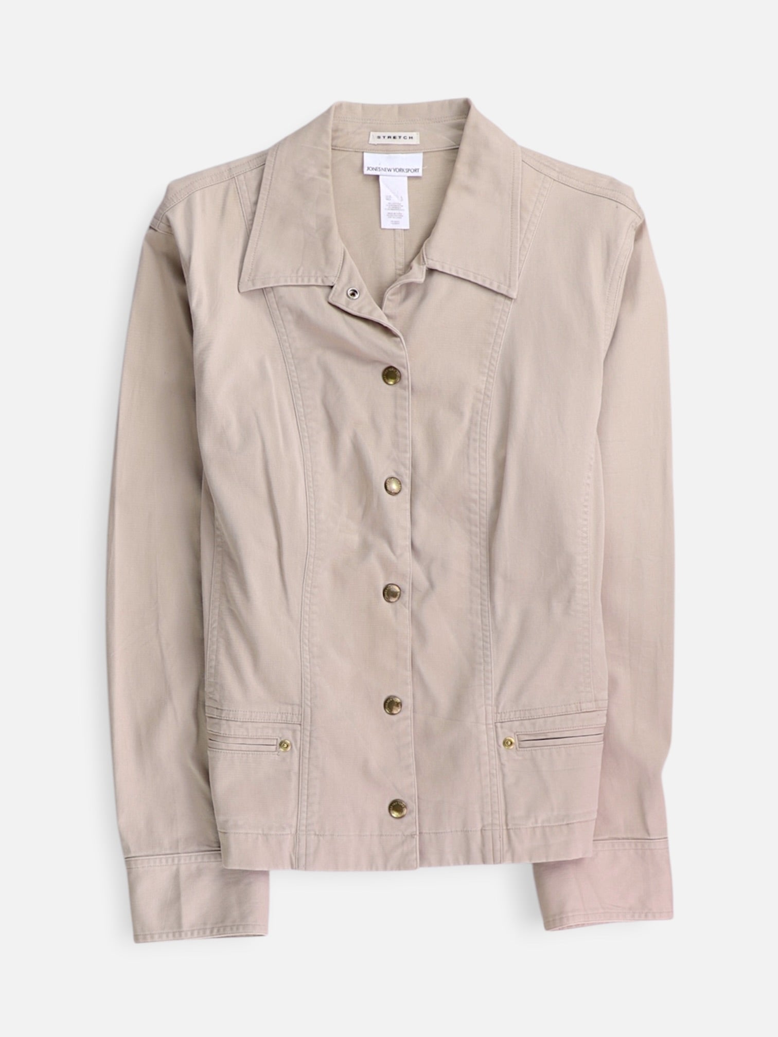 JONES NEW YORK Chaqueta Denim Basic - Mujer - Large