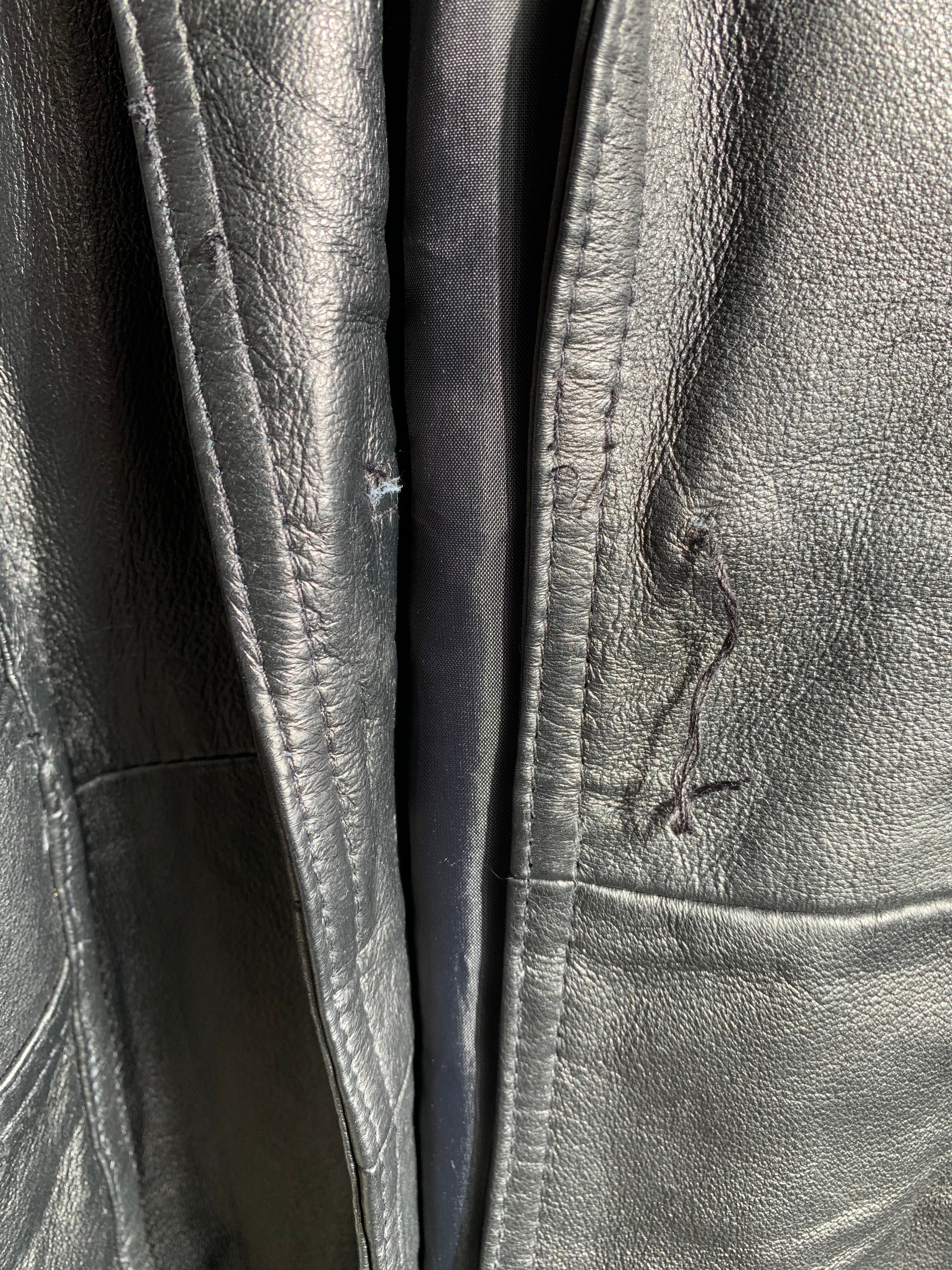 Abrigo Single breasted trench Cuero - Mujer - N/A