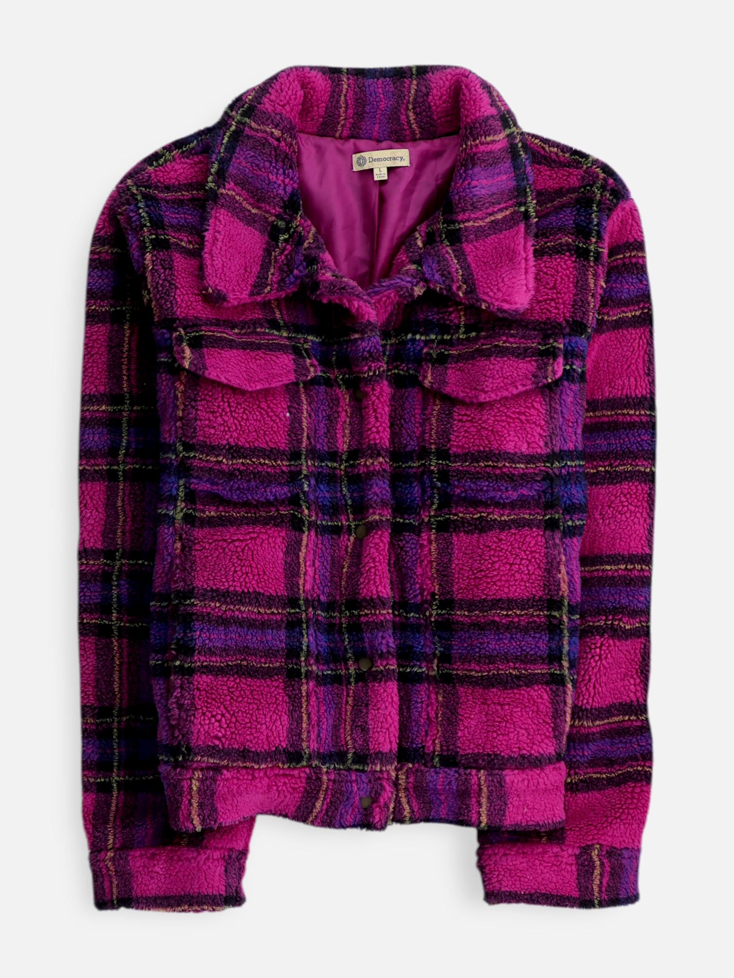 Chaqueta Casual Teddy - Mujer - Large
