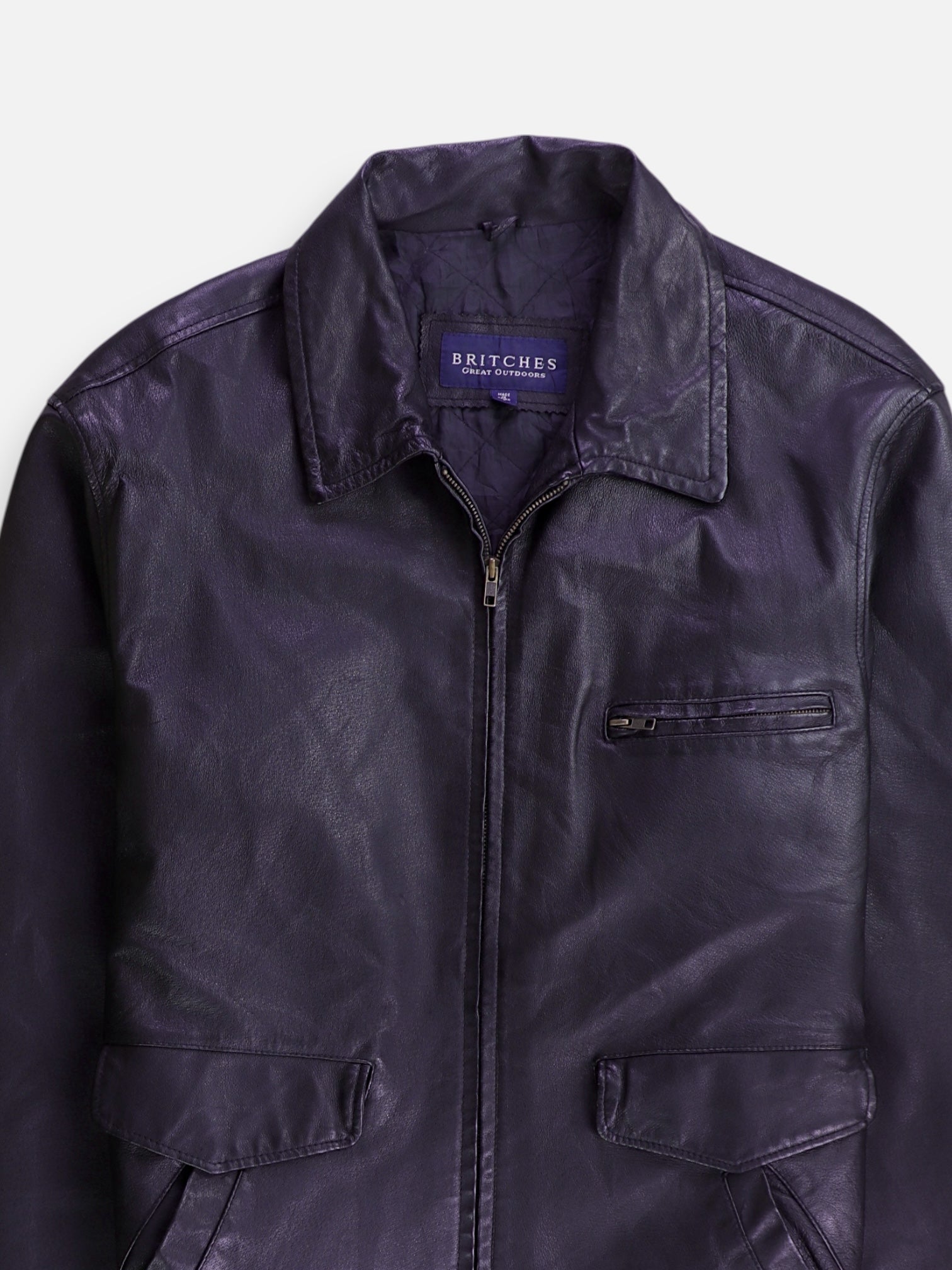 Chaqueta Cuero Basic - Hombre - Large
