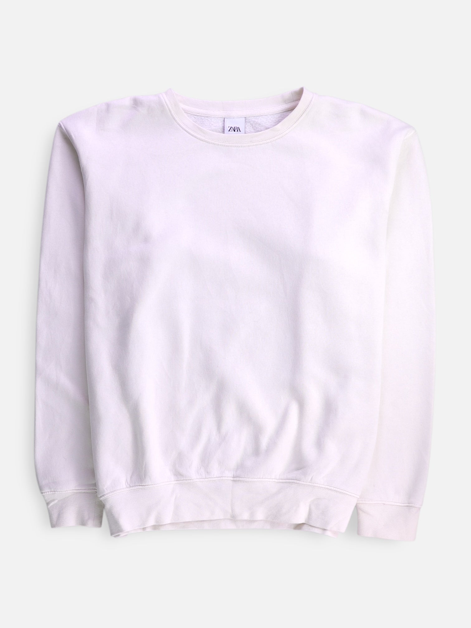 ZARA Sudadera Sweatshirt Basic - Mujer - Small